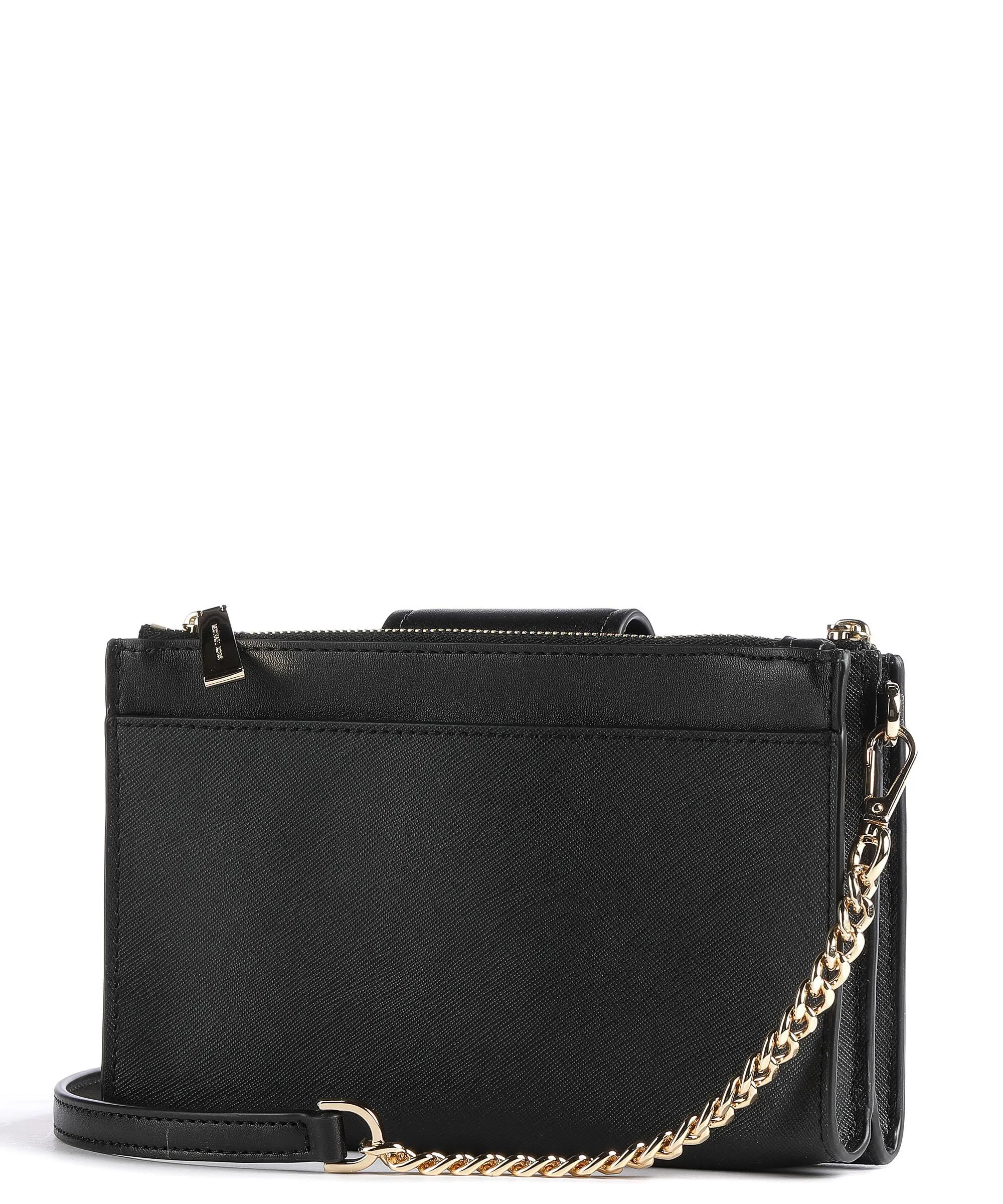  Michael Kors Ruby Borsa a tracolla pelle di vacchetta saffiano nero  