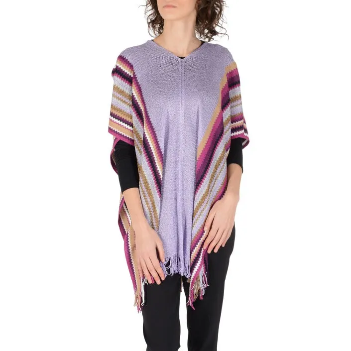Missoni poncho multicolore   