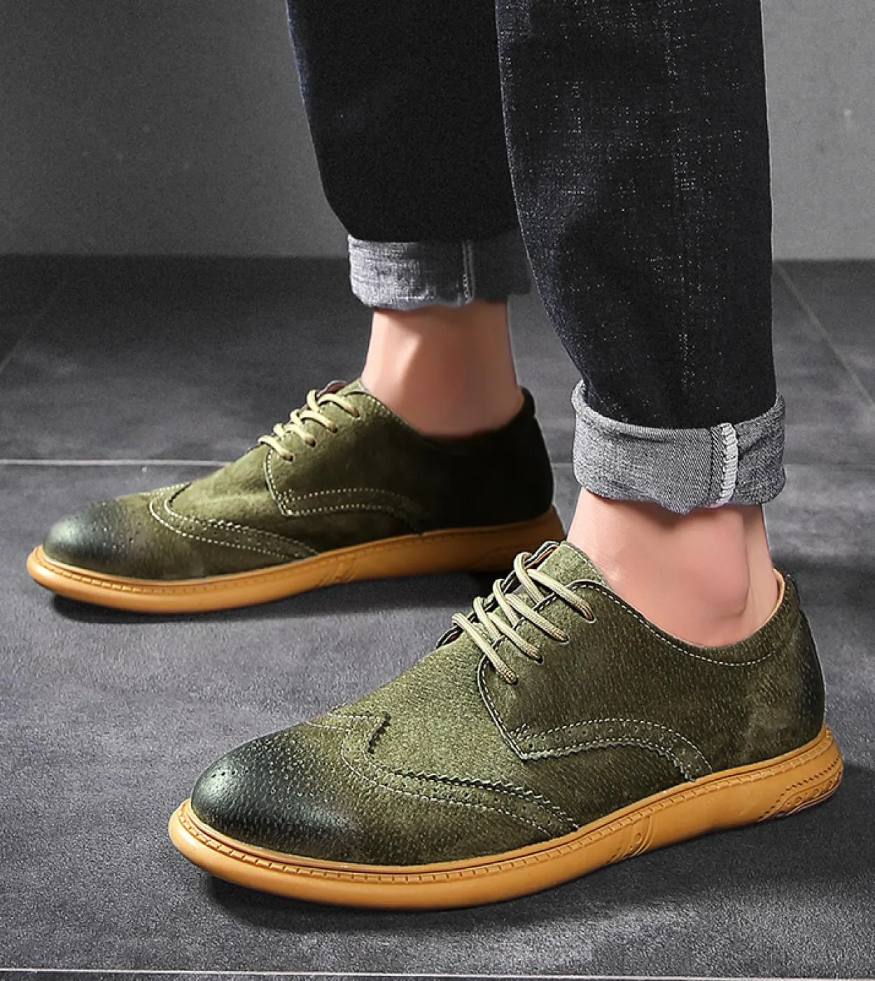 Moda uomo Bullock scarpe in pelle scarpe casual taglia 38 46 scarpe casual da uomo