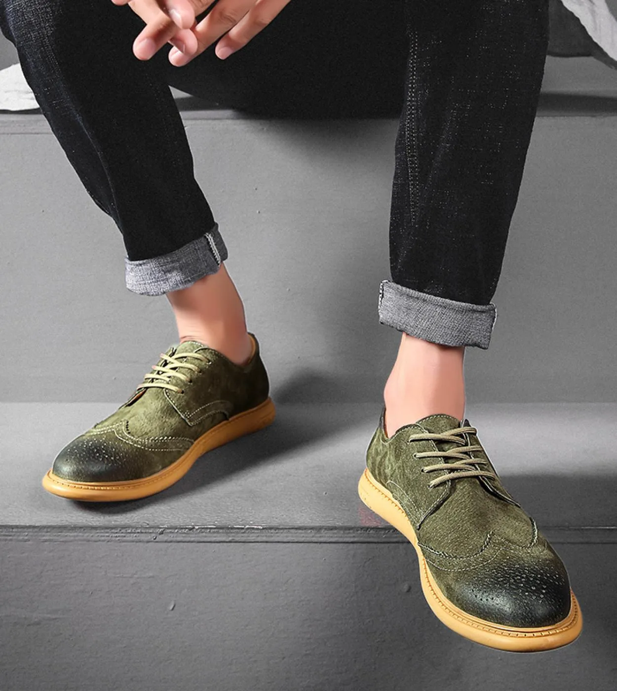 Moda uomo Bullock scarpe in pelle scarpe casual taglia 38 46 scarpe casual da uomo