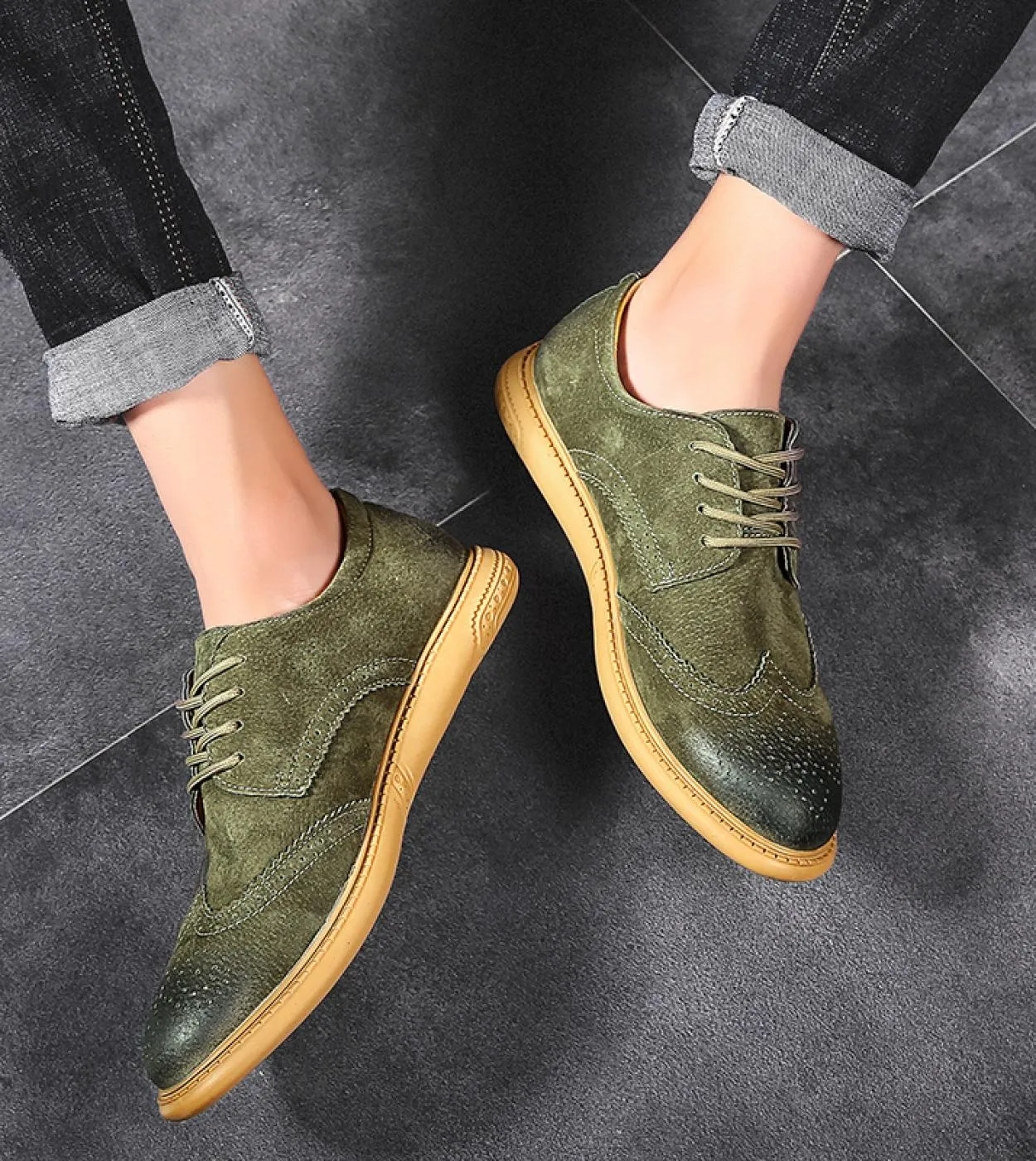 Moda uomo Bullock scarpe in pelle scarpe casual taglia 38 46 scarpe casual da uomo