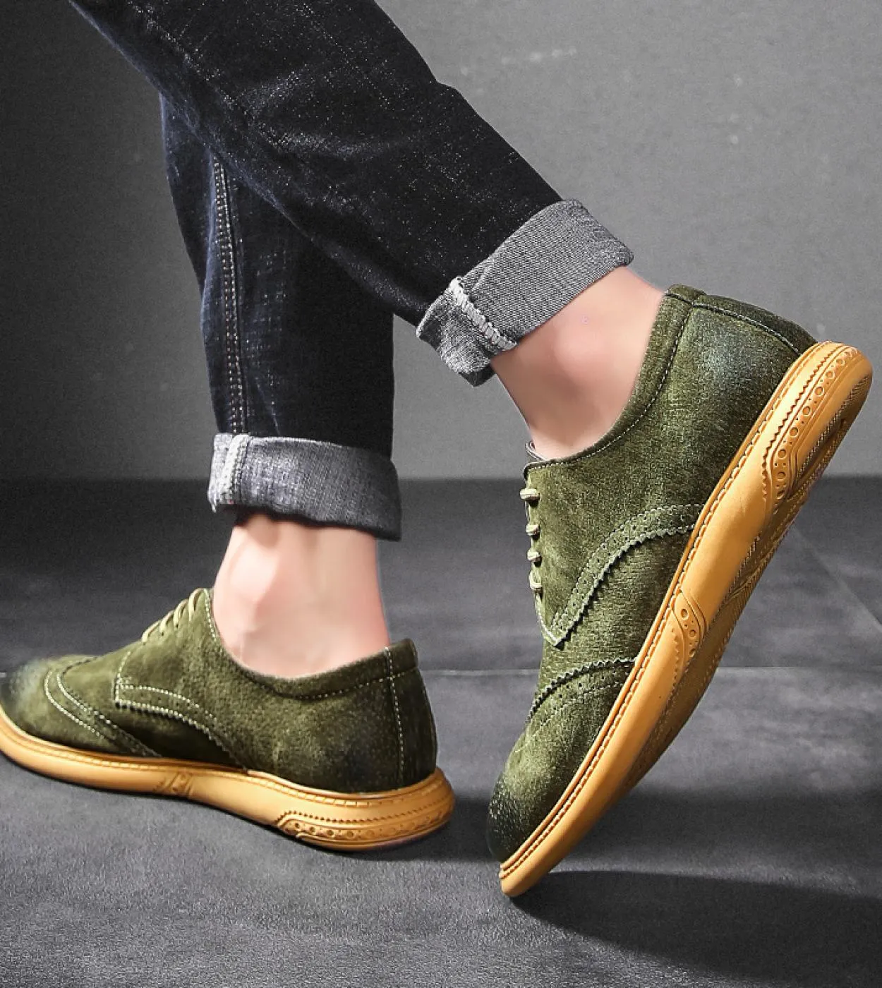 Moda uomo Bullock scarpe in pelle scarpe casual taglia 38 46 scarpe casual da uomo