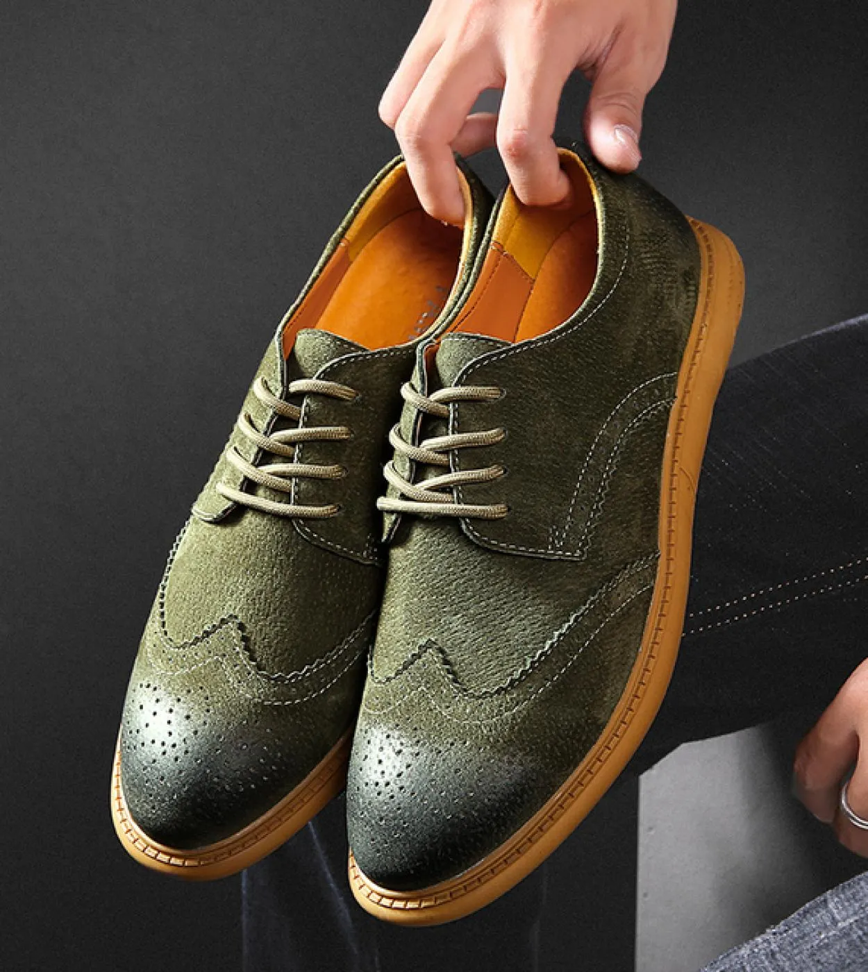 Moda uomo Bullock scarpe in pelle scarpe casual taglia 38 46 scarpe casual da uomo
