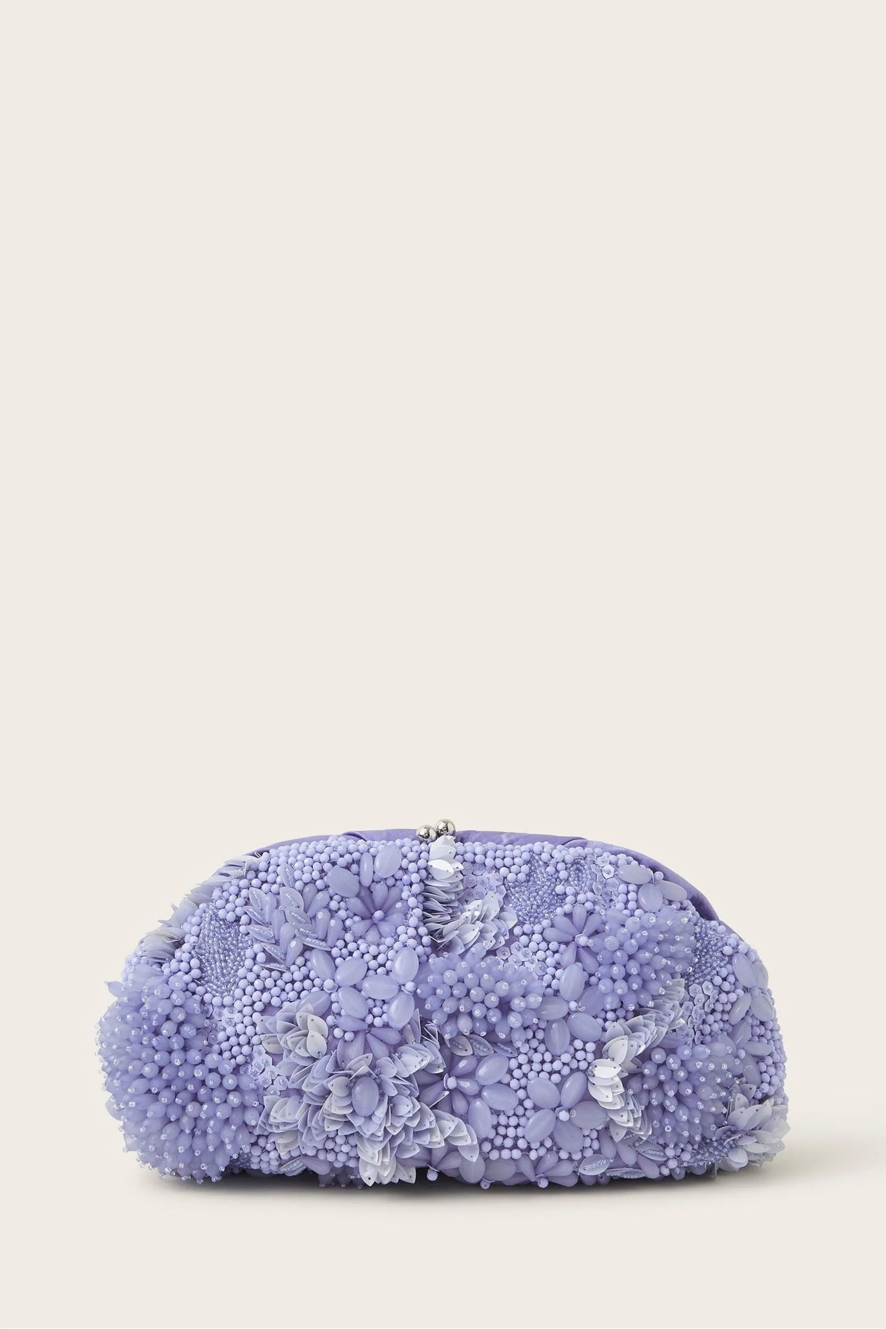 Monsoon - Pochette da Floreale decorata a mano