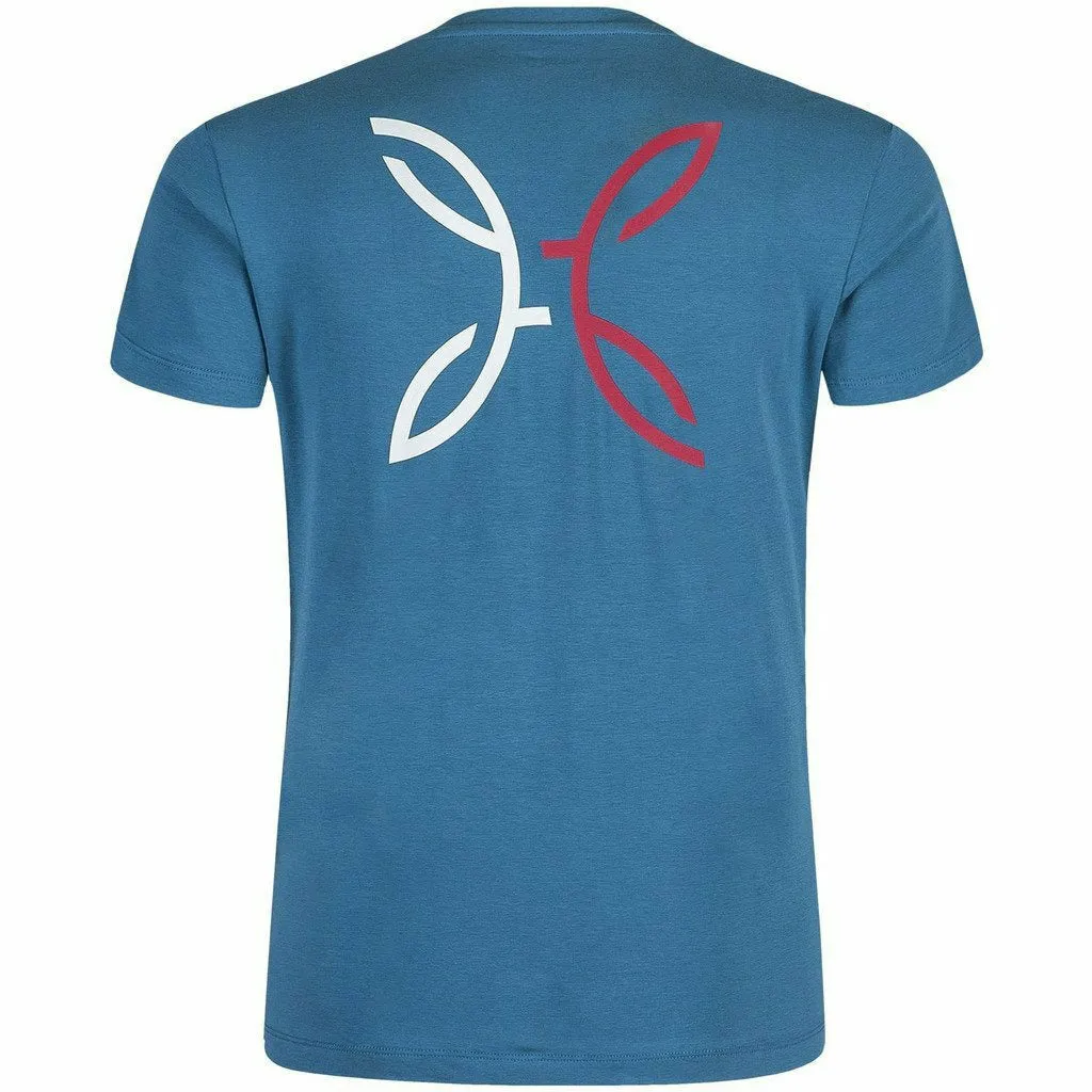 Montura Brand T-Shirt Blu Ottanio - Maglia Outdoor Uomo