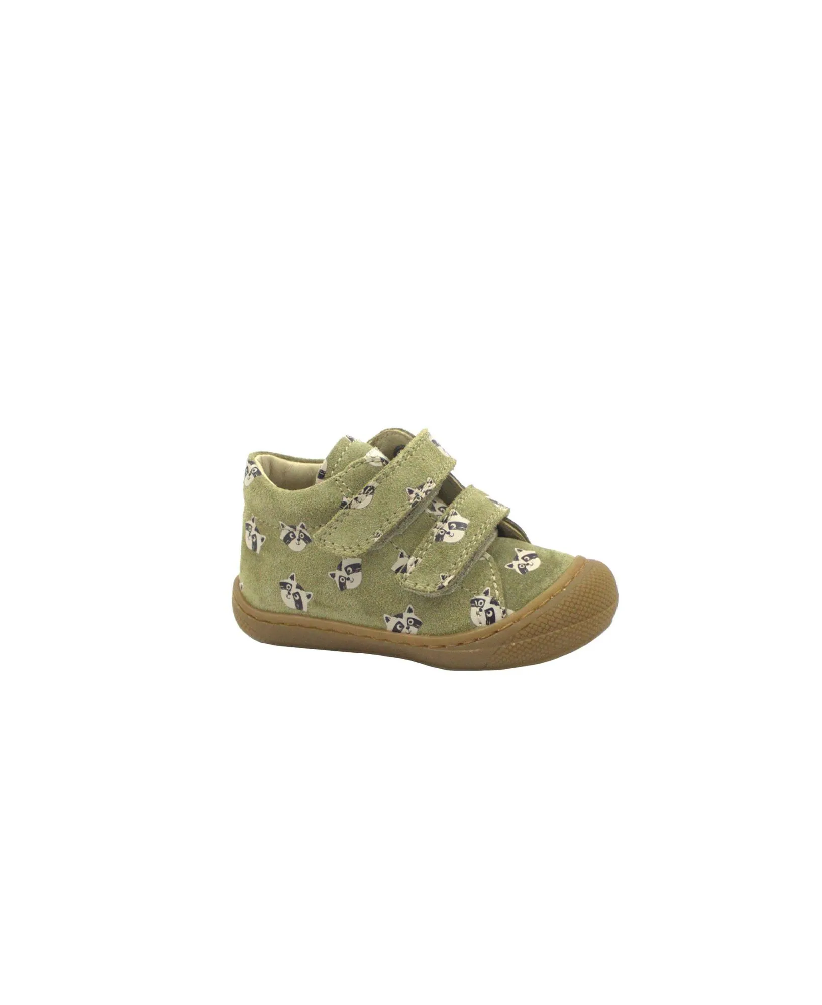 NATURINO COCOON 12904 stone taupe scarpe bambina camoscio pelle strappi