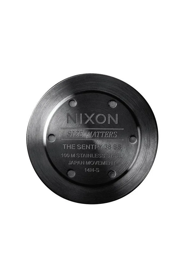Nixon Sentry 38 SS , 38mm - Black / White