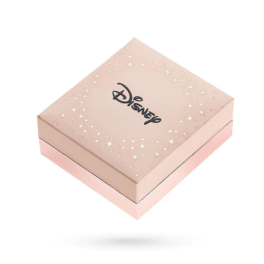 Orecchini bambina Disney Minnie oro giallo 9kt cristallo rosso