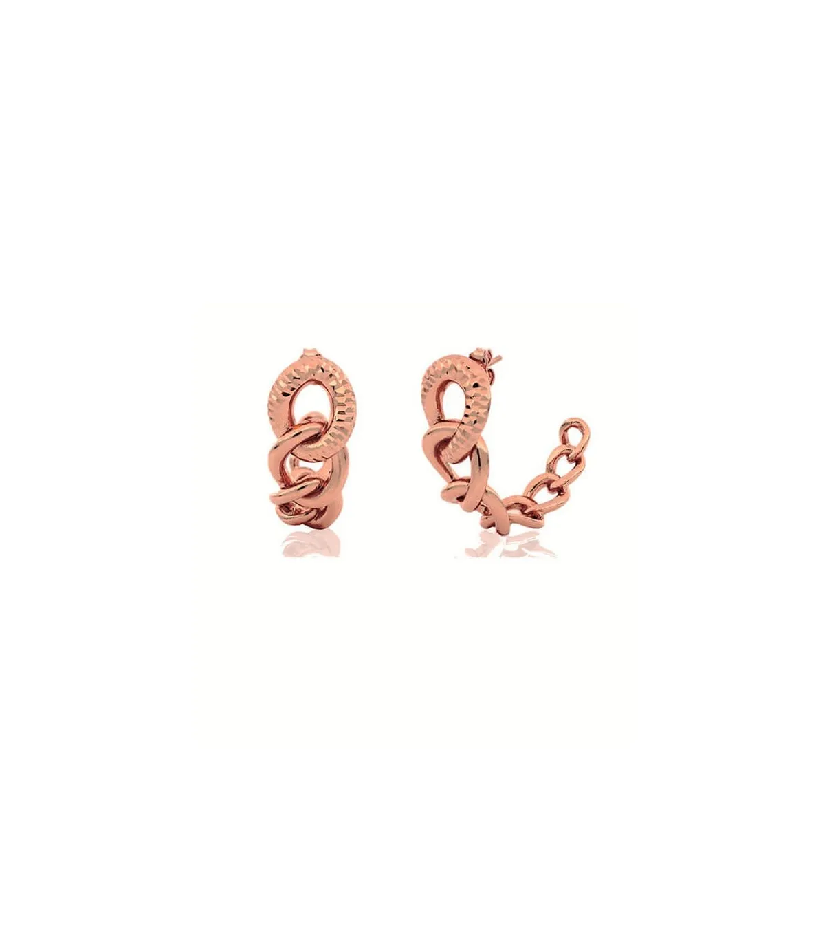 Orecchini Unoaerre Bronze Rosa Groumette EXO4198