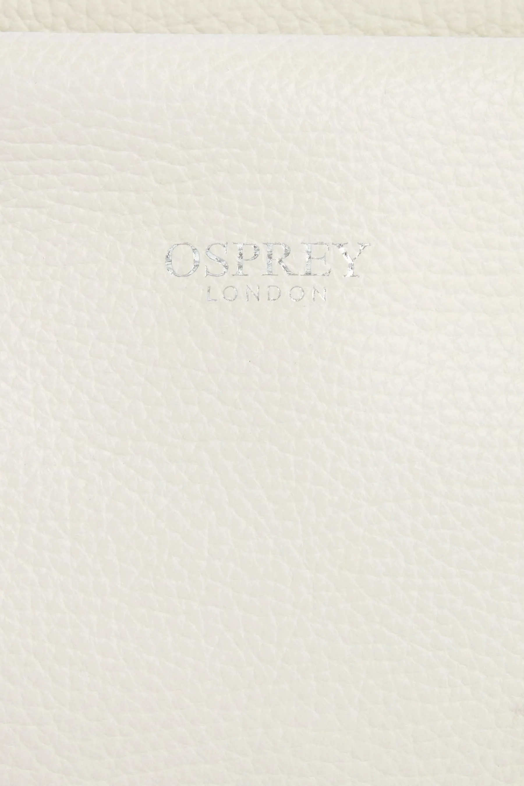 OSPREY LONDON - The Carina - Borsa a mano in pelle italiana con perle notte