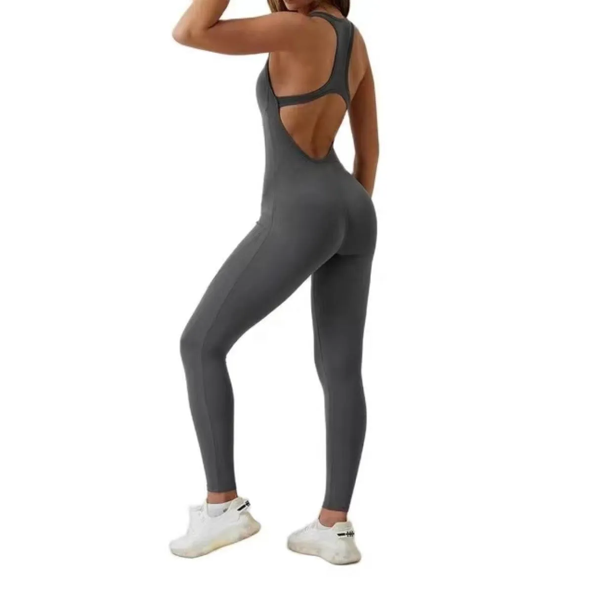 Pagliaccetto da palestra Tuta da yoga senza schienale Tuta sportiva da fitness Abbigliamento sportivo Tuta da donna Burrosa morb