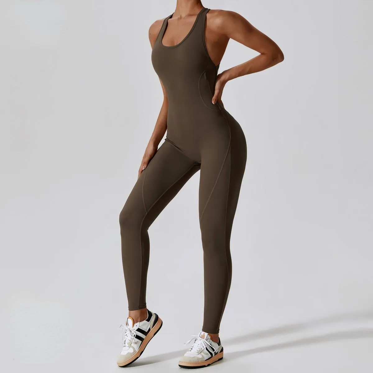 Pagliaccetto da palestra Tuta da yoga senza schienale Tuta sportiva da fitness Abbigliamento sportivo Tuta da donna Burrosa morb