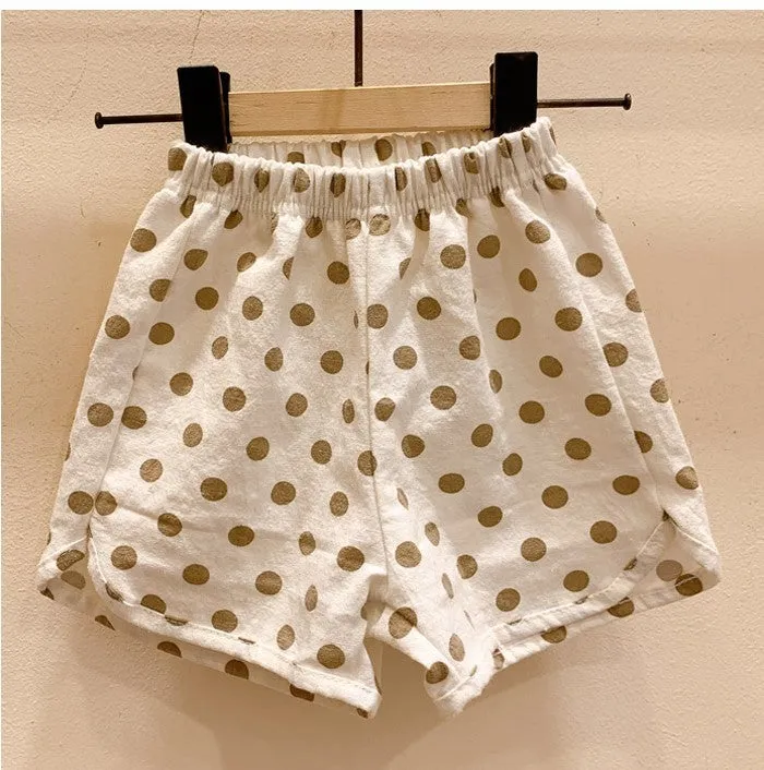 Pantaloncino estivo in cotone per bambini in stile coreano