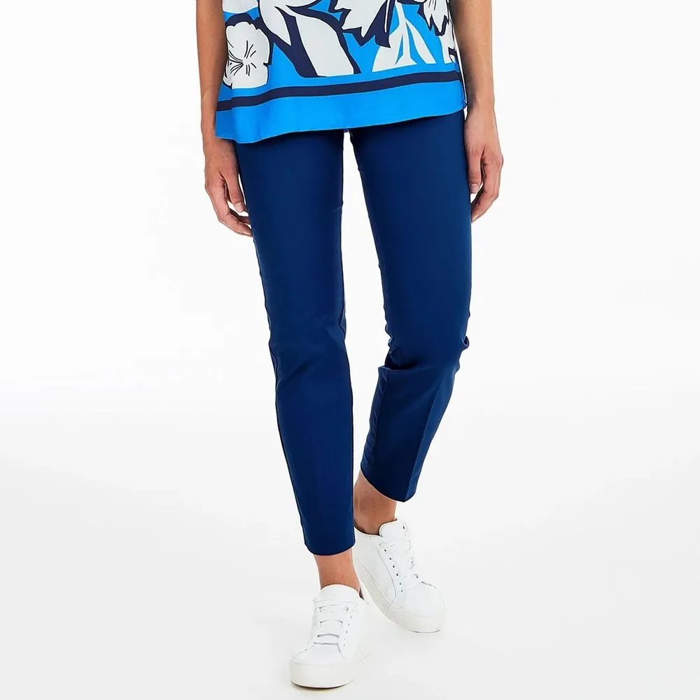 pantalone capri tinta unita d926py donna ragno 