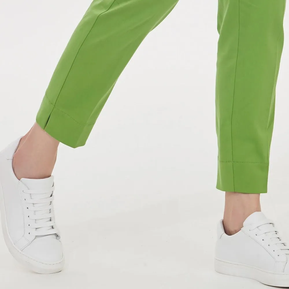 pantalone capri tinta unita d926py donna ragno 