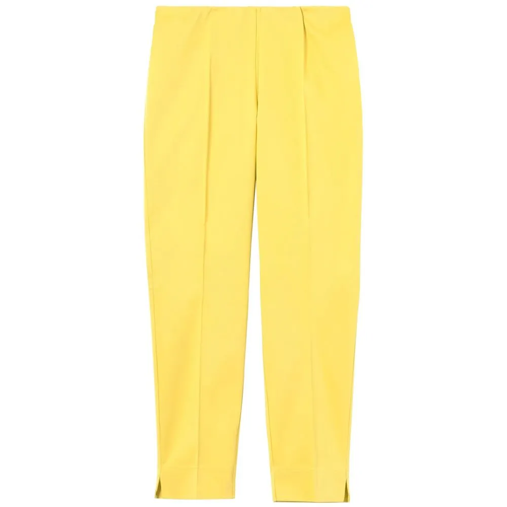 pantalone capri tinta unita d926py donna ragno 