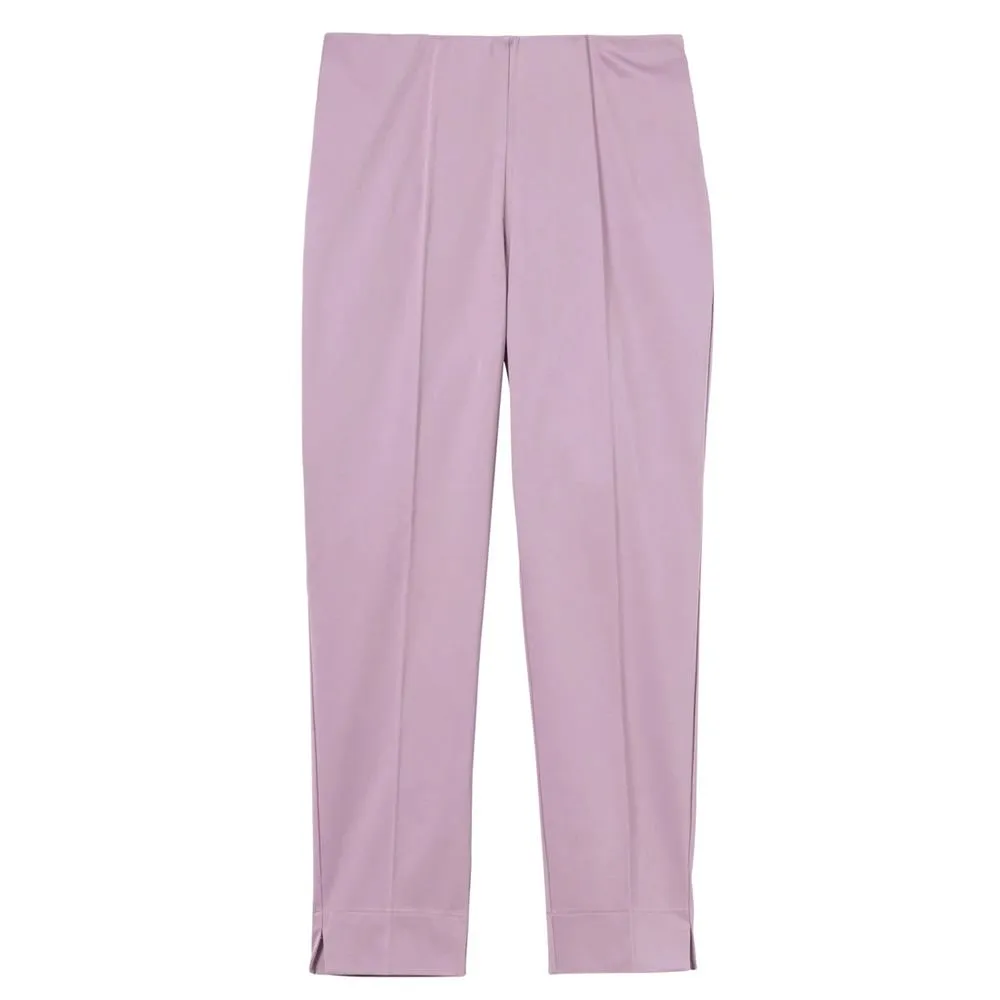 pantalone capri tinta unita d926py donna ragno 