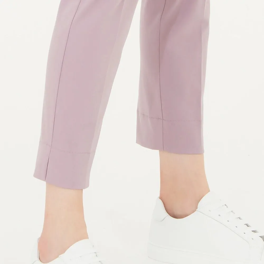 pantalone capri tinta unita d926py donna ragno 
