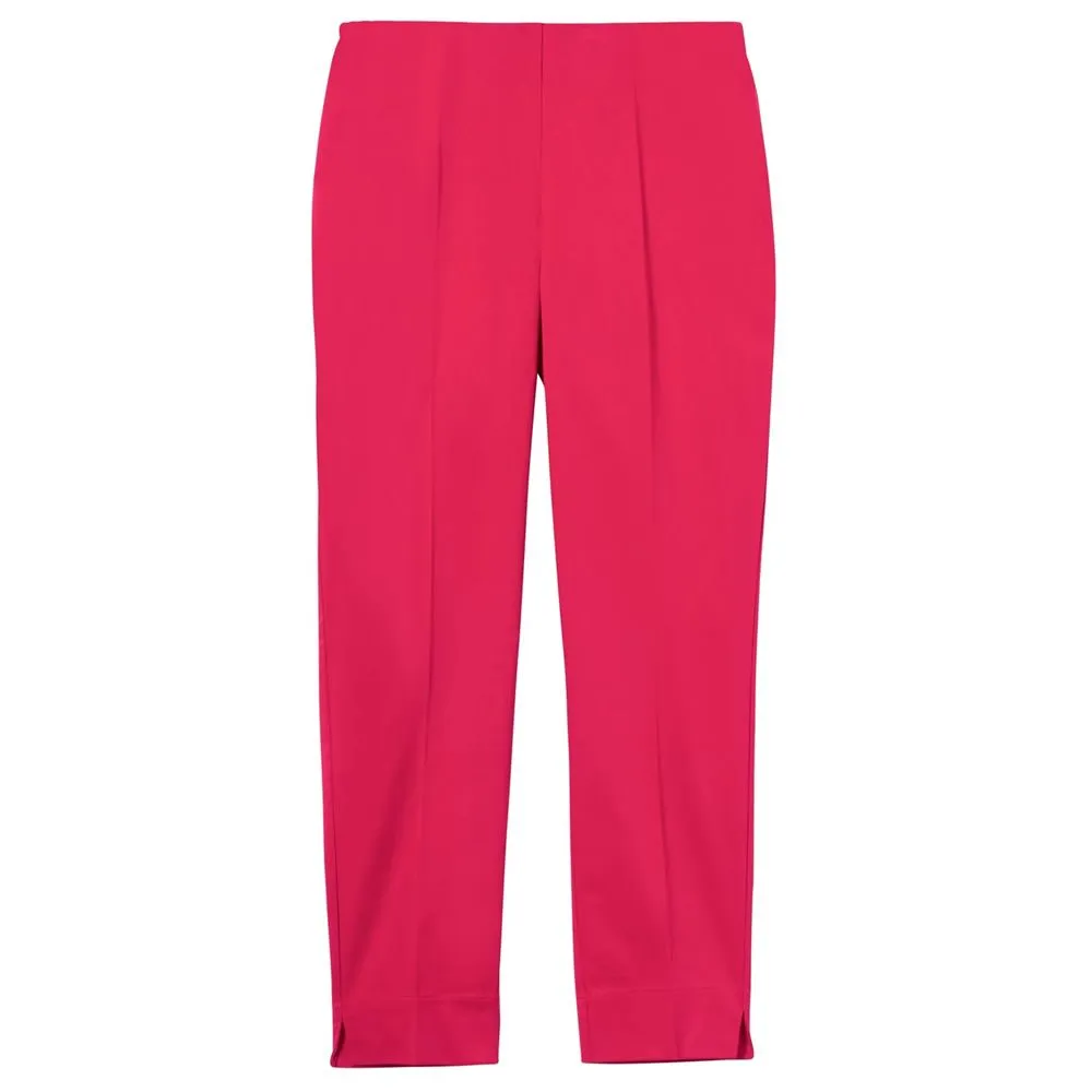 pantalone capri tinta unita d926py donna ragno 