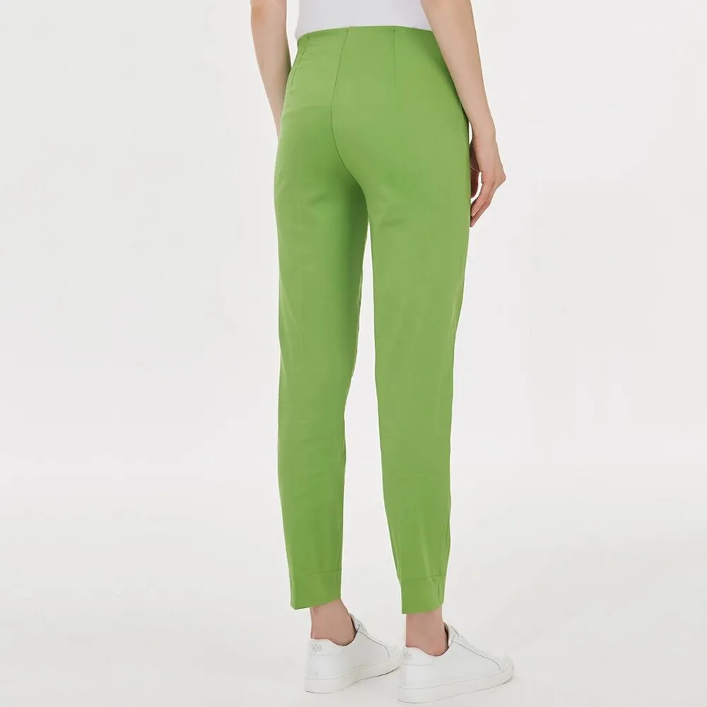 pantalone capri tinta unita d926py donna ragno 