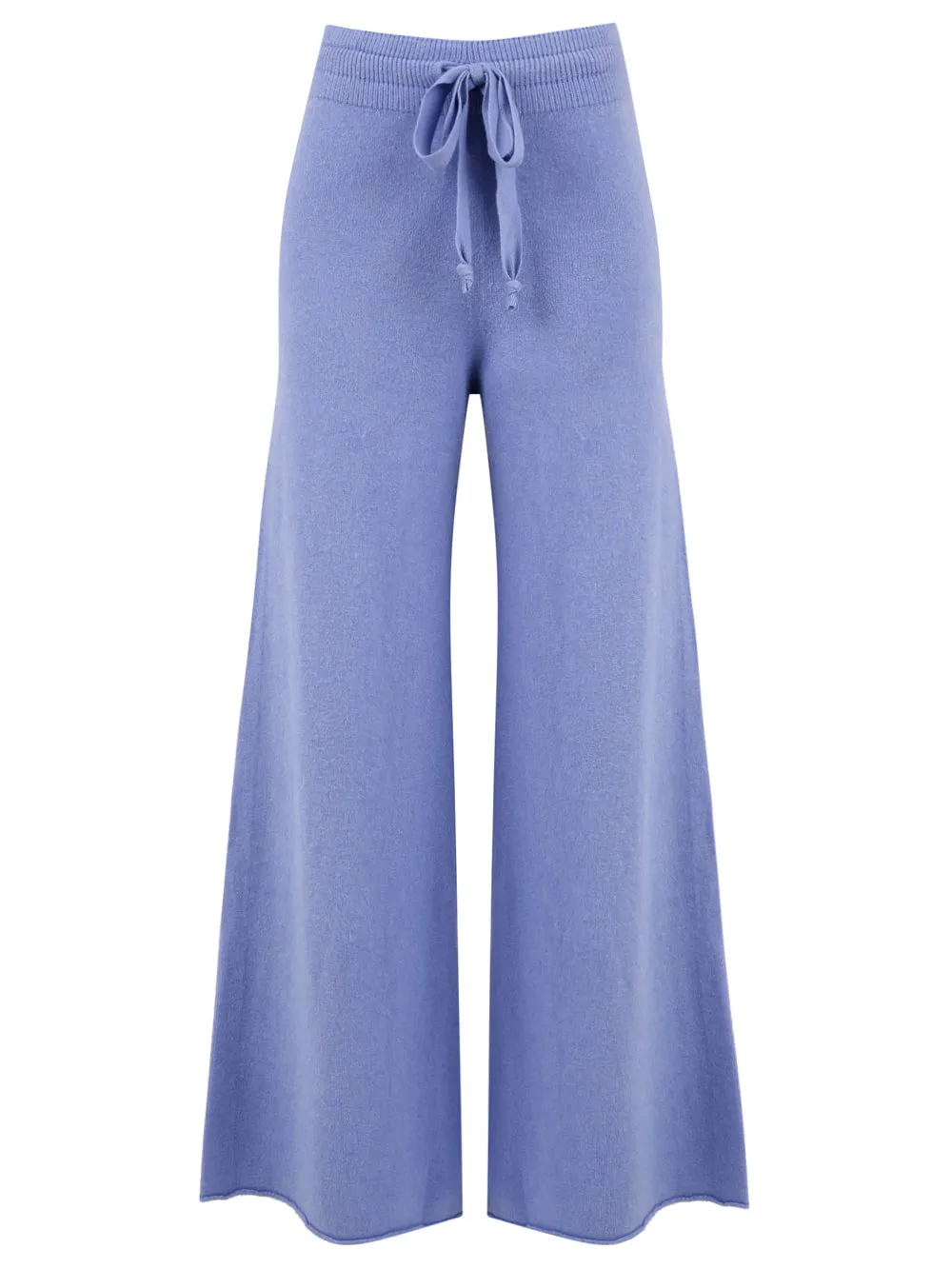 Pantalone Donna azzurro con coulisse in vita