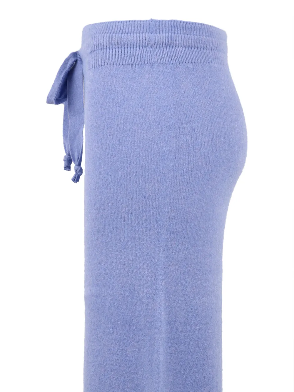 Pantalone Donna azzurro con coulisse in vita