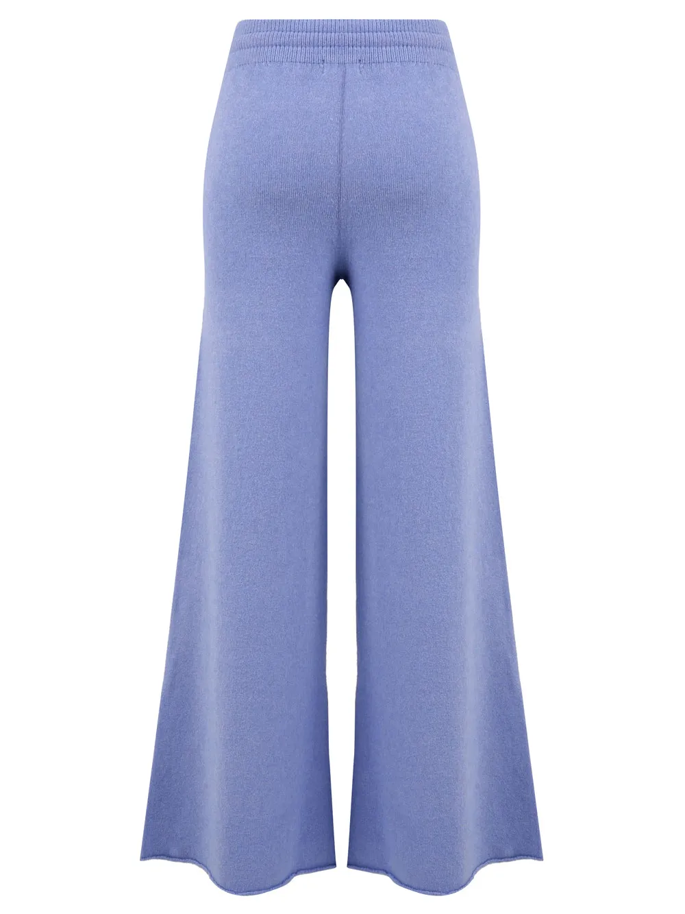 Pantalone Donna azzurro con coulisse in vita