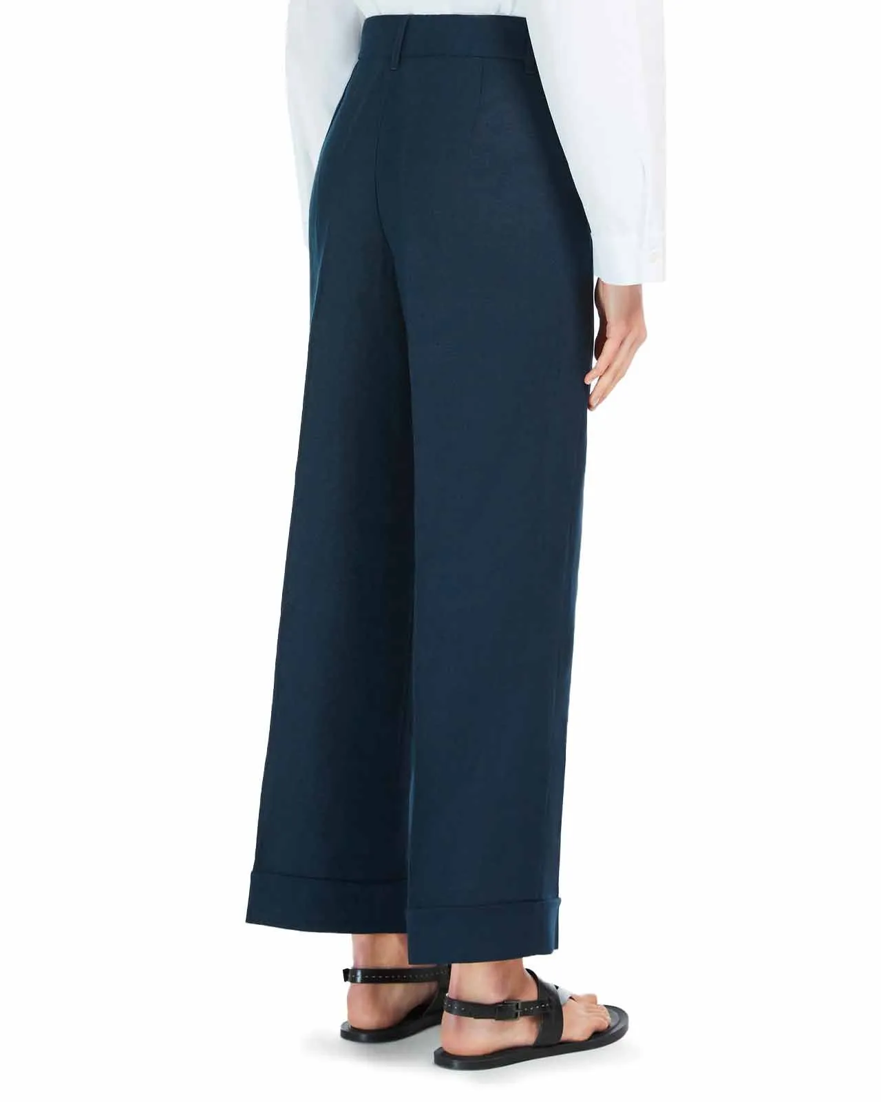 Pantalone Salix lino blu