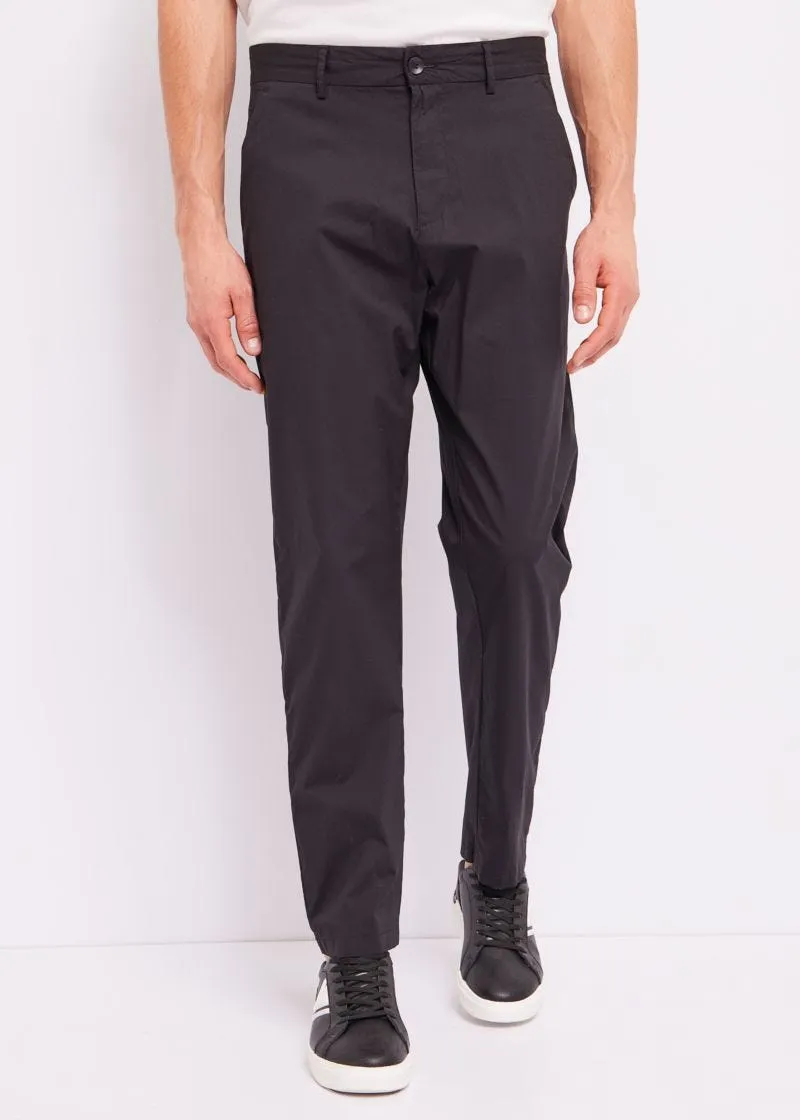 Pantaloni chino in popeline