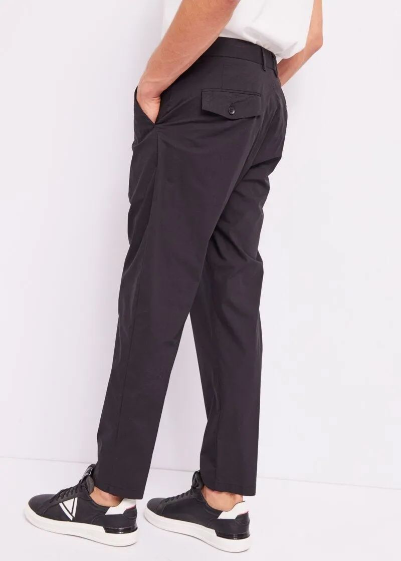 Pantaloni chino in popeline
