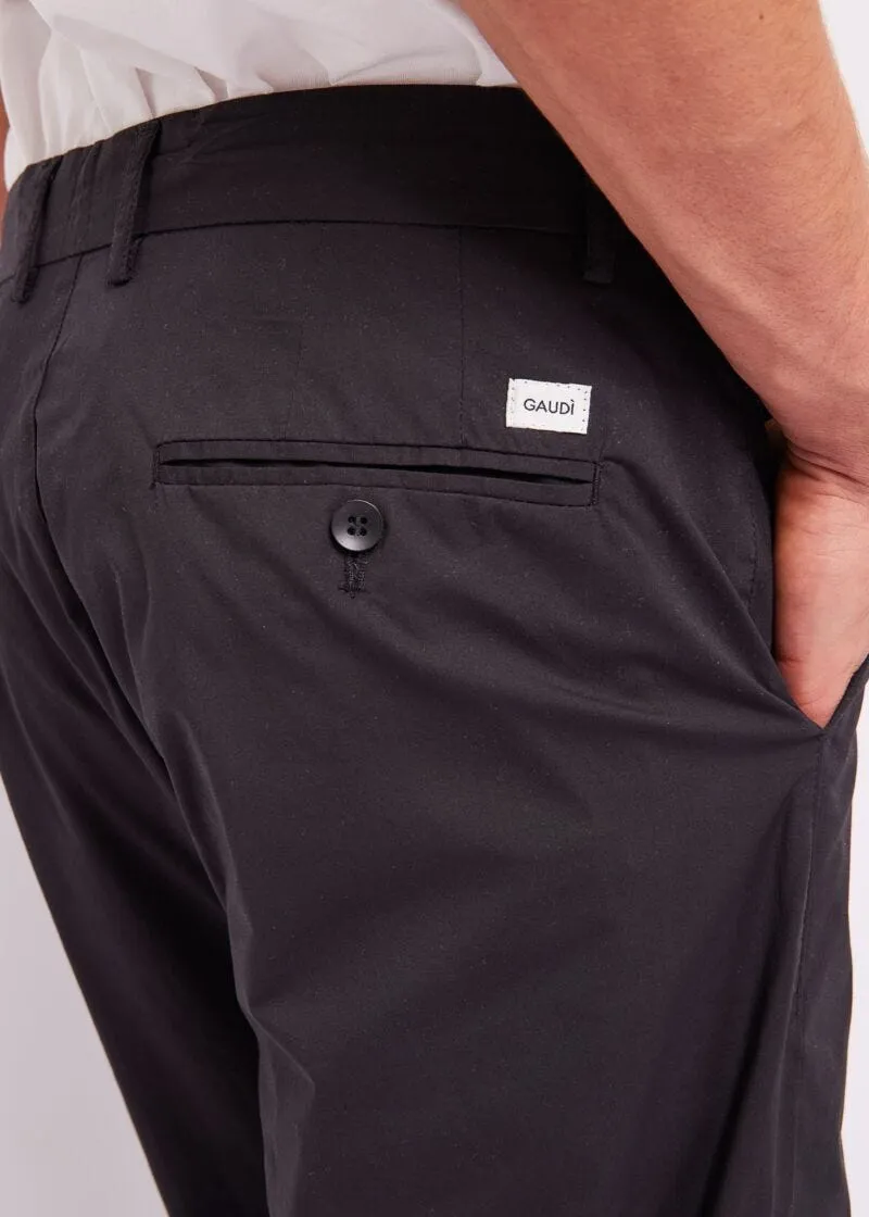 Pantaloni chino in popeline