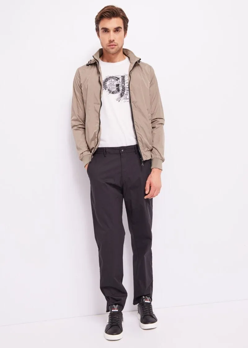 Pantaloni chino in popeline