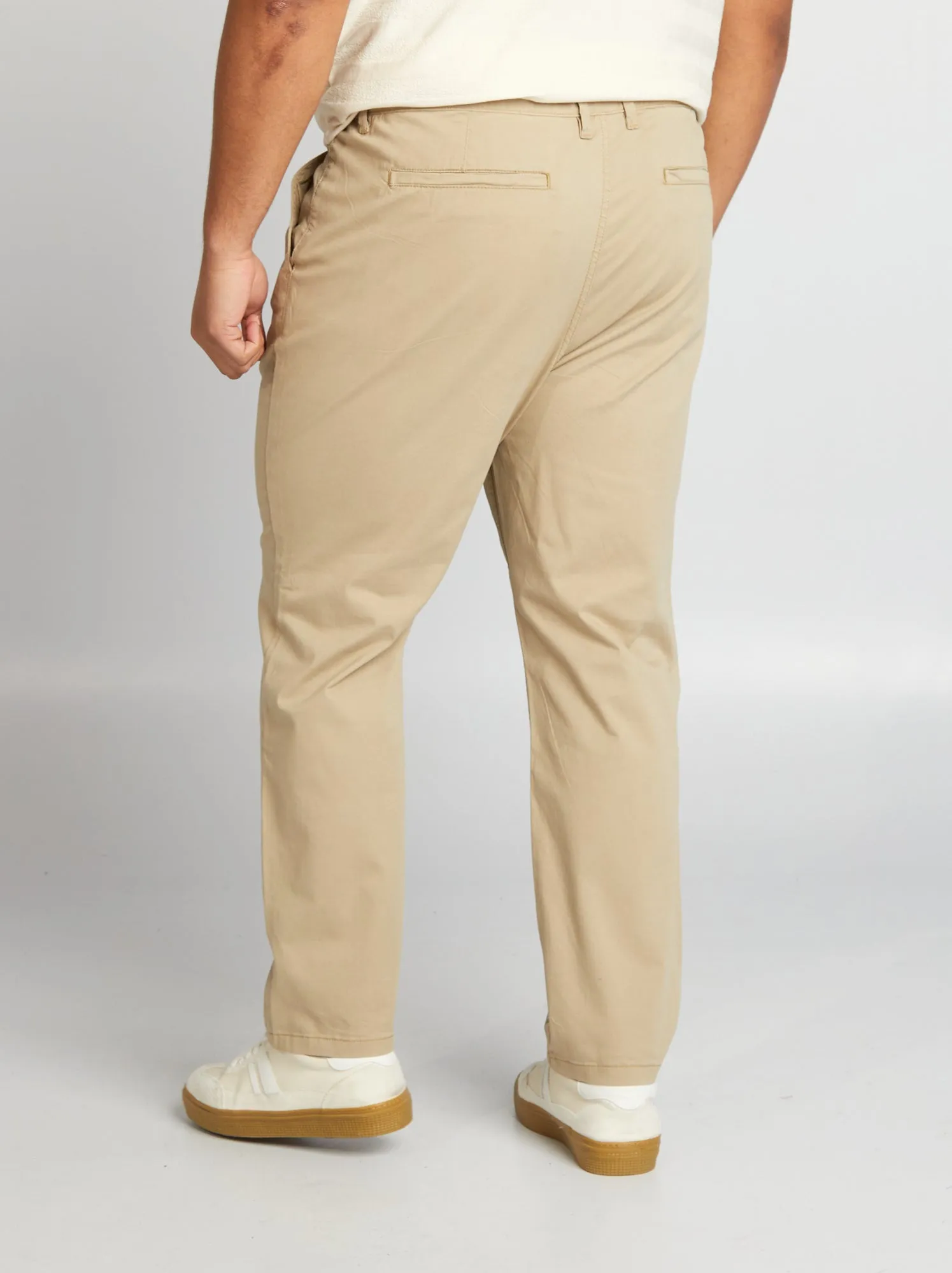 Pantaloni chino regular L32 - BEIGE
