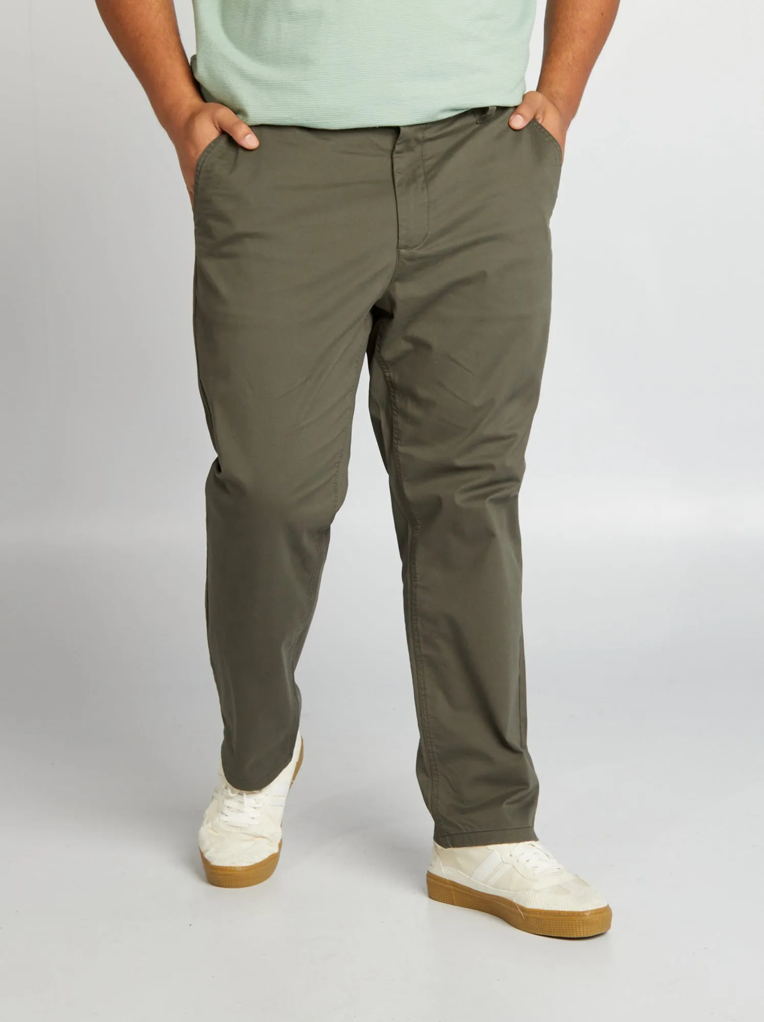 Pantaloni chino regular L32 - KAKI