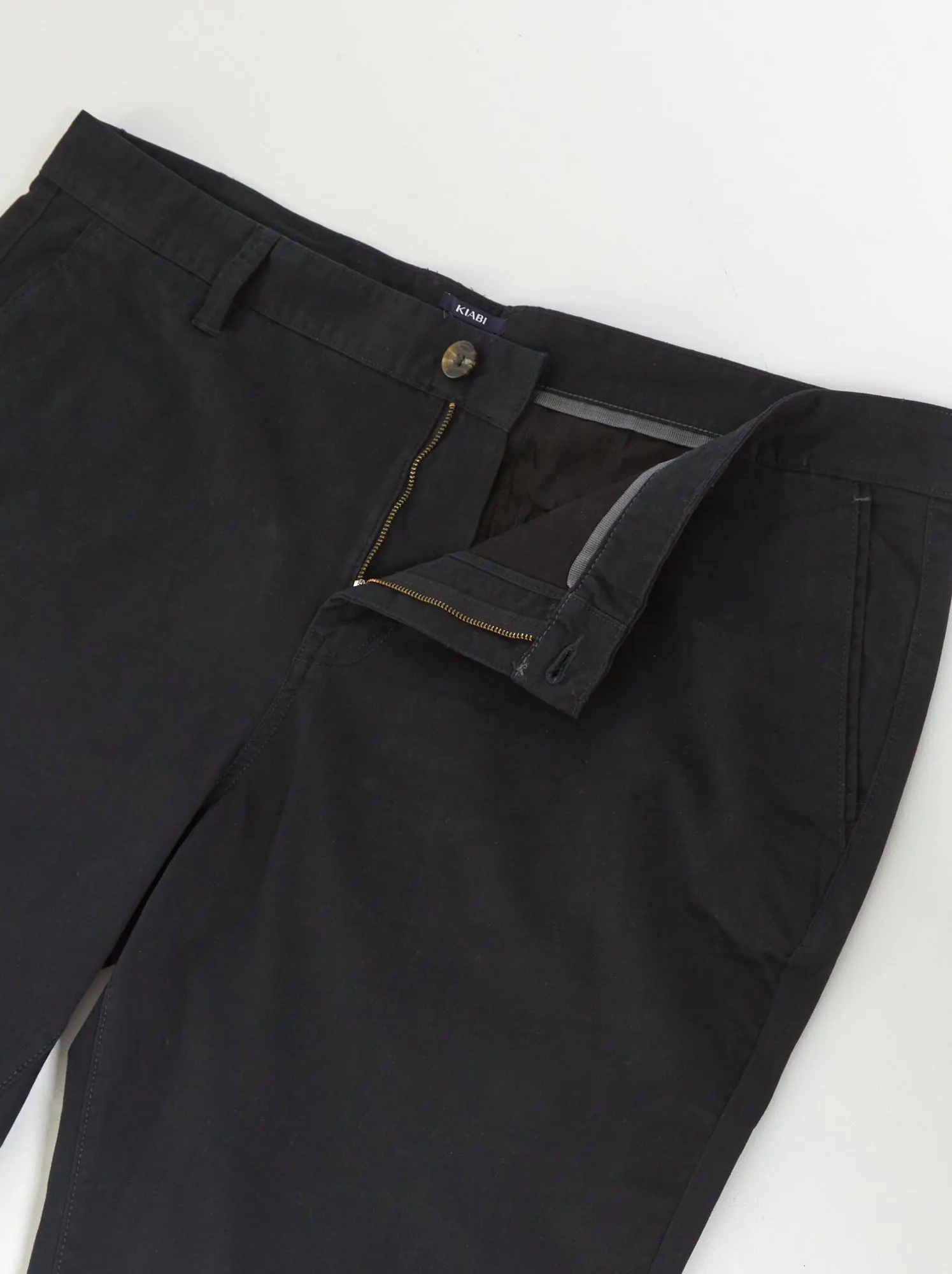 Pantaloni chino regular L32 - Nero