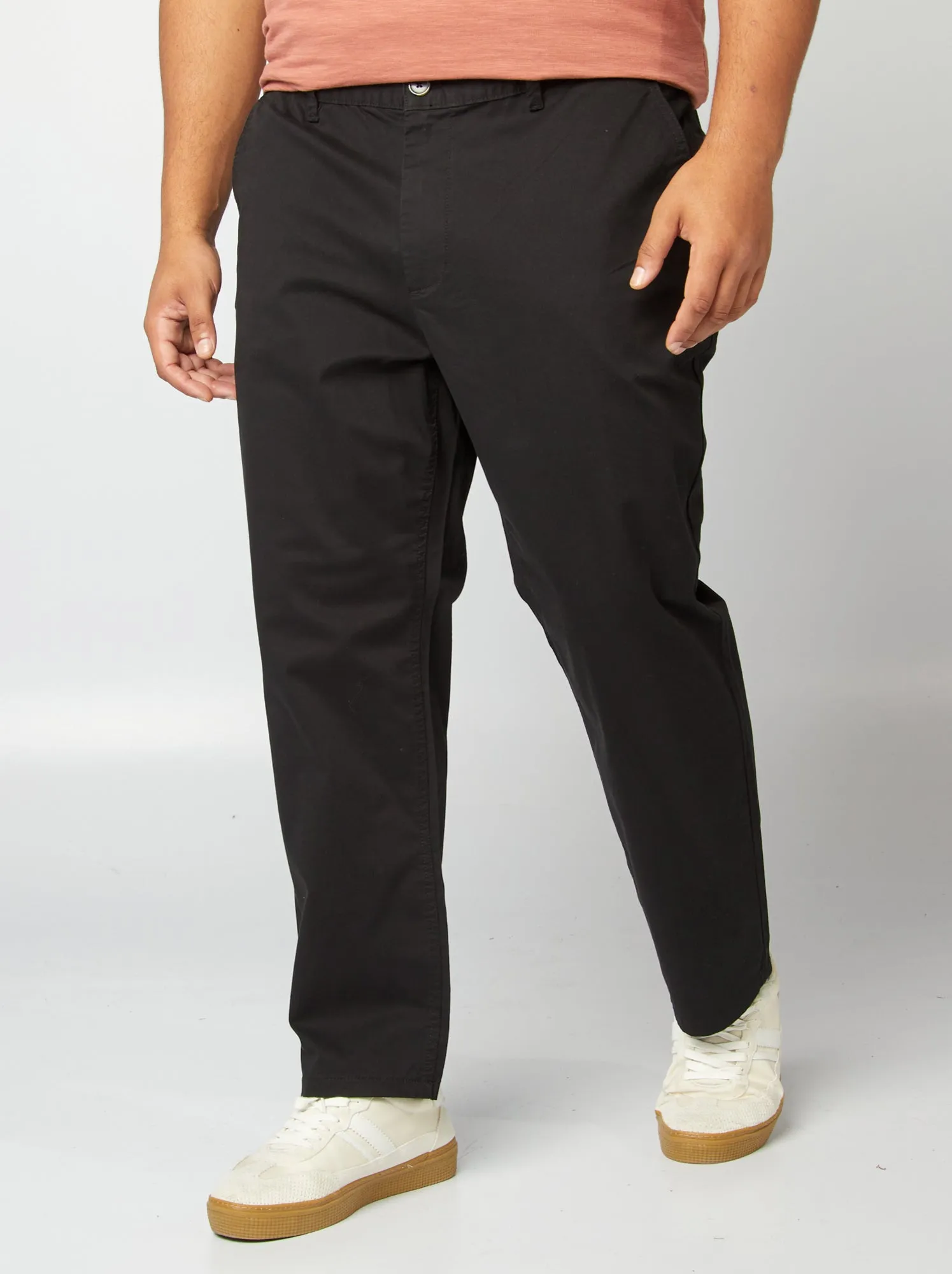 Pantaloni chino regular L34 - Nero