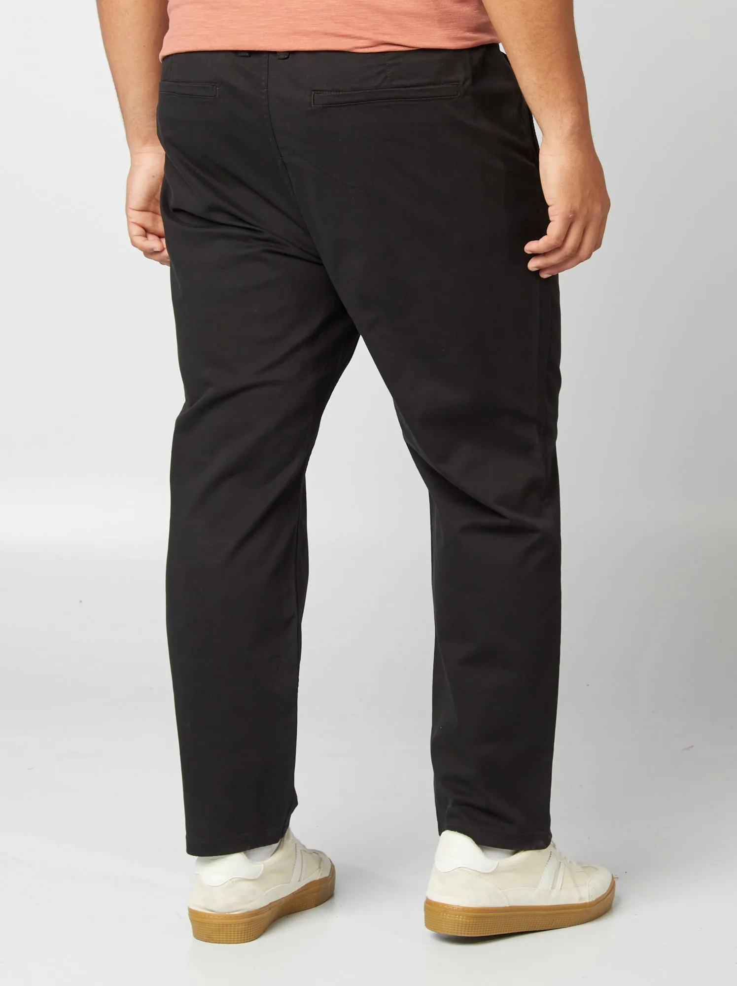 Pantaloni chino regular L34 - Nero
