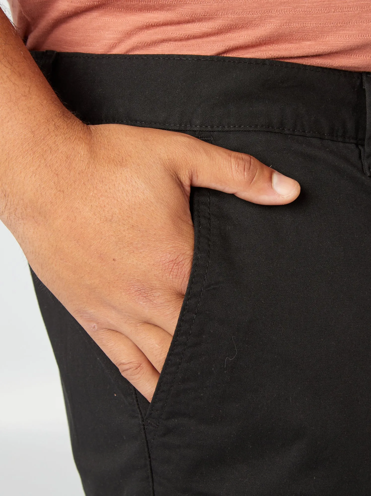 Pantaloni chino regular L34 - Nero