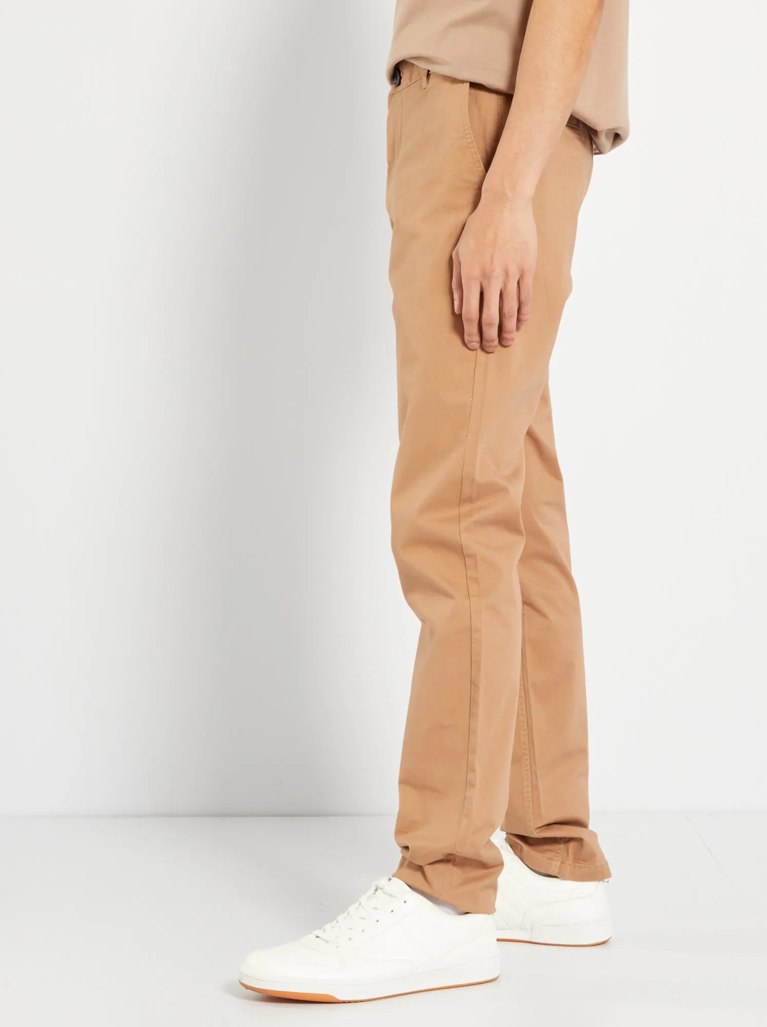Pantaloni chino slim - L34 - BEIGE