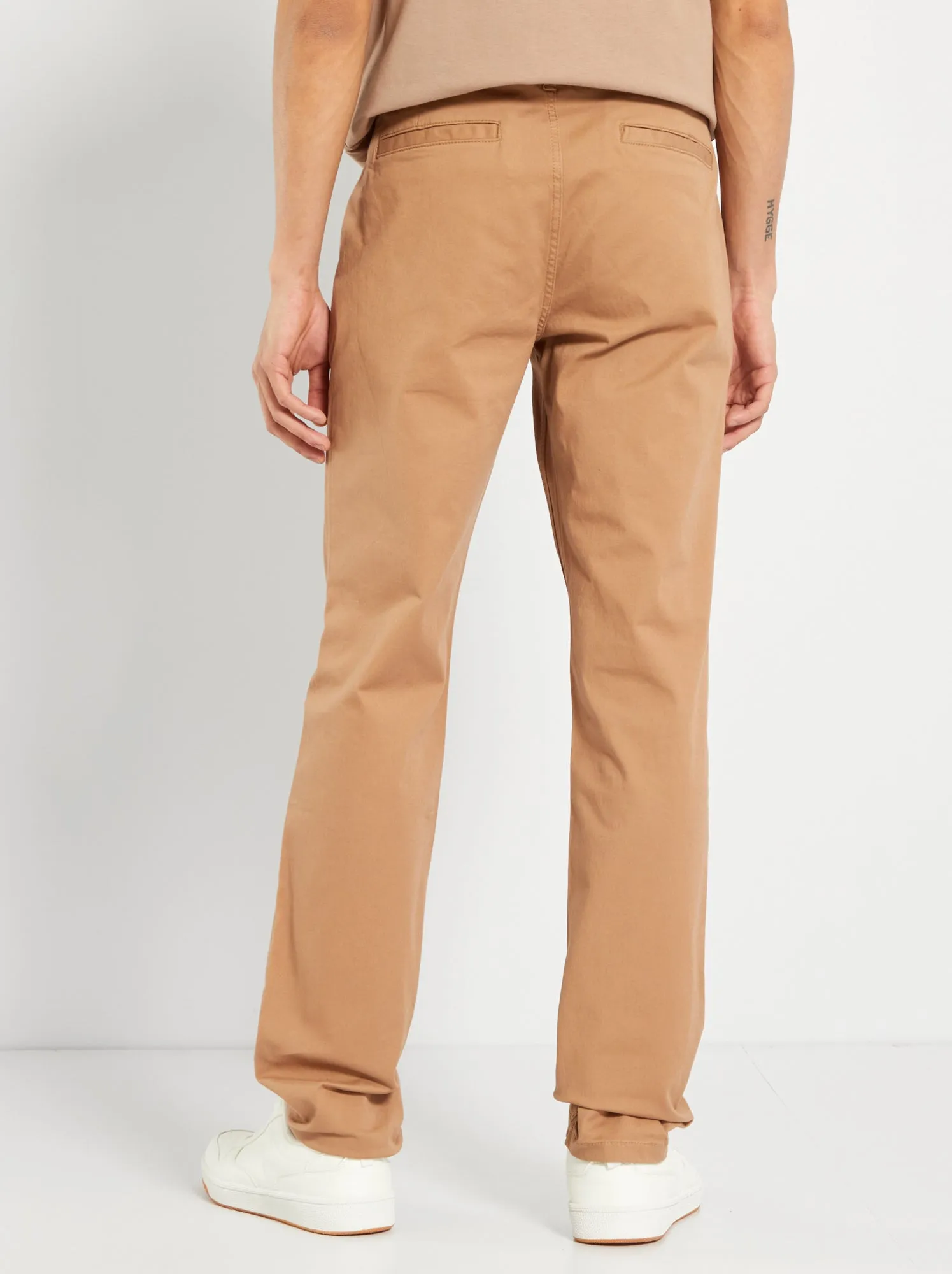 Pantaloni chino slim - L34 - BEIGE
