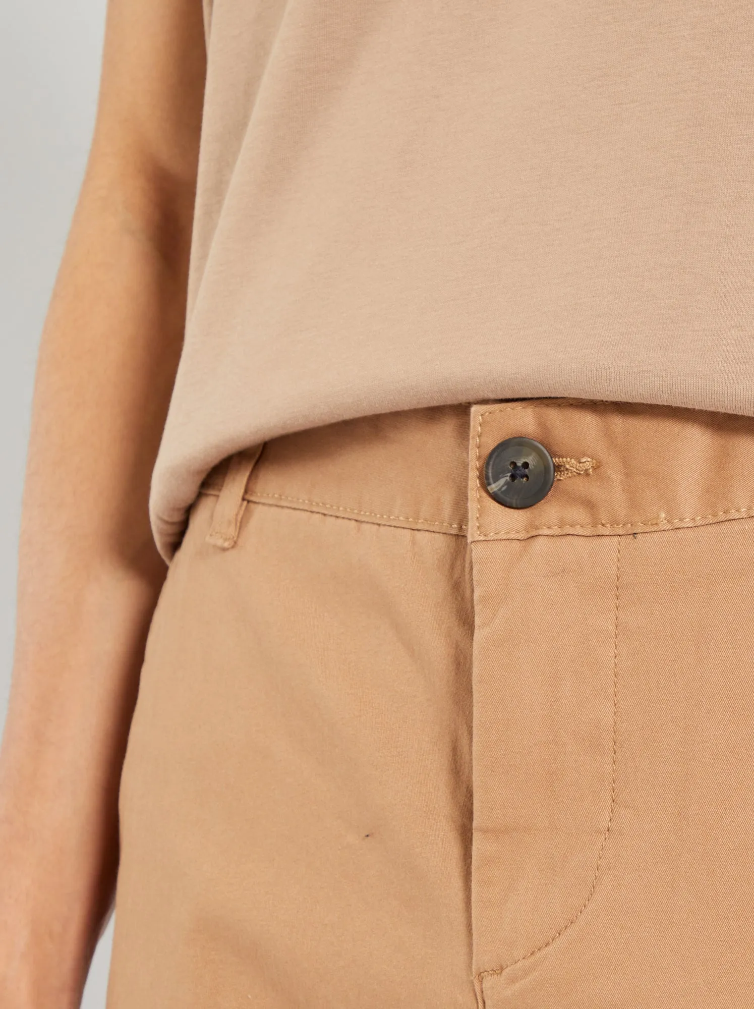 Pantaloni chino slim - L34 - BEIGE