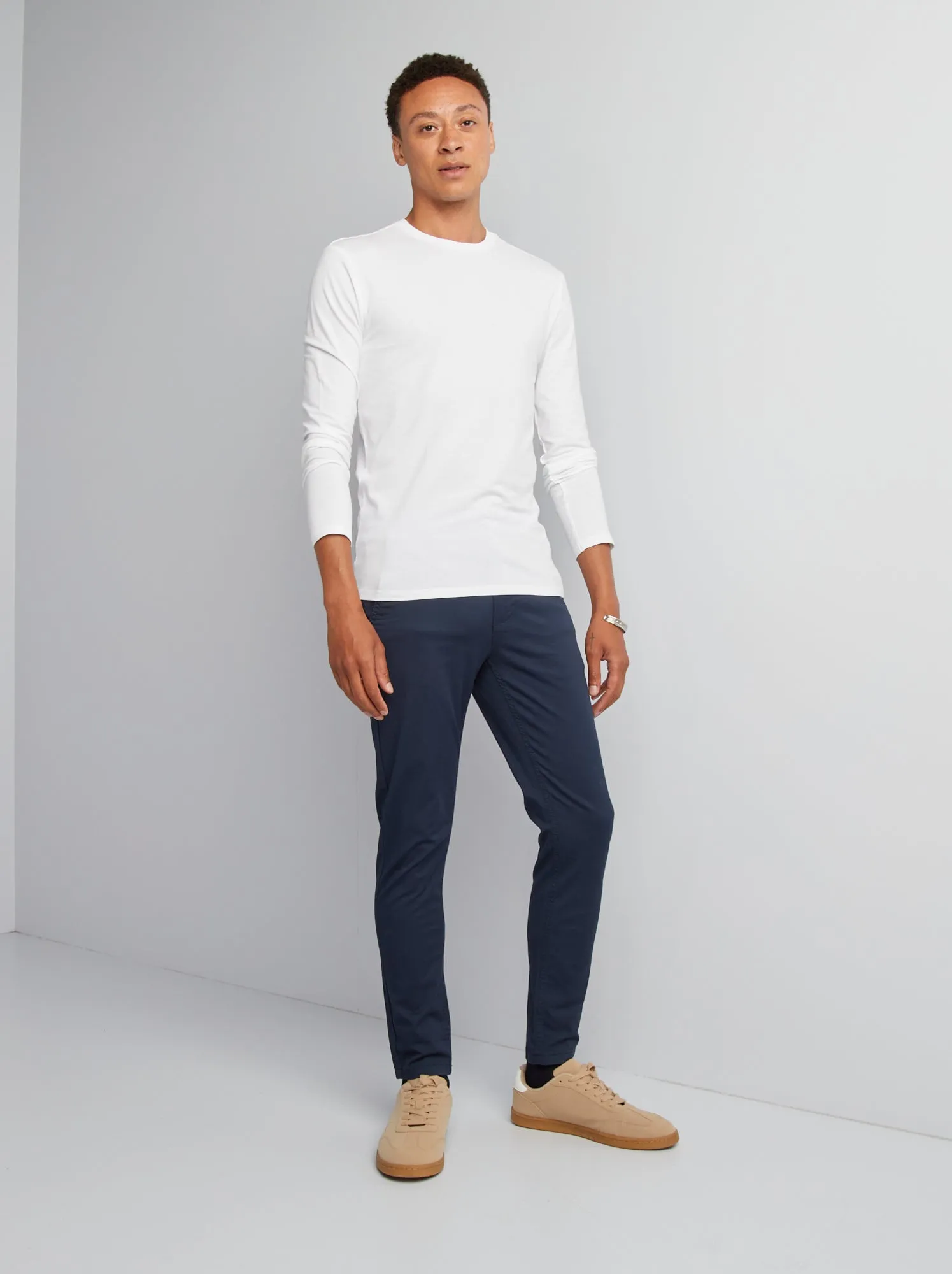 Pantaloni chino slim - L34 - blu