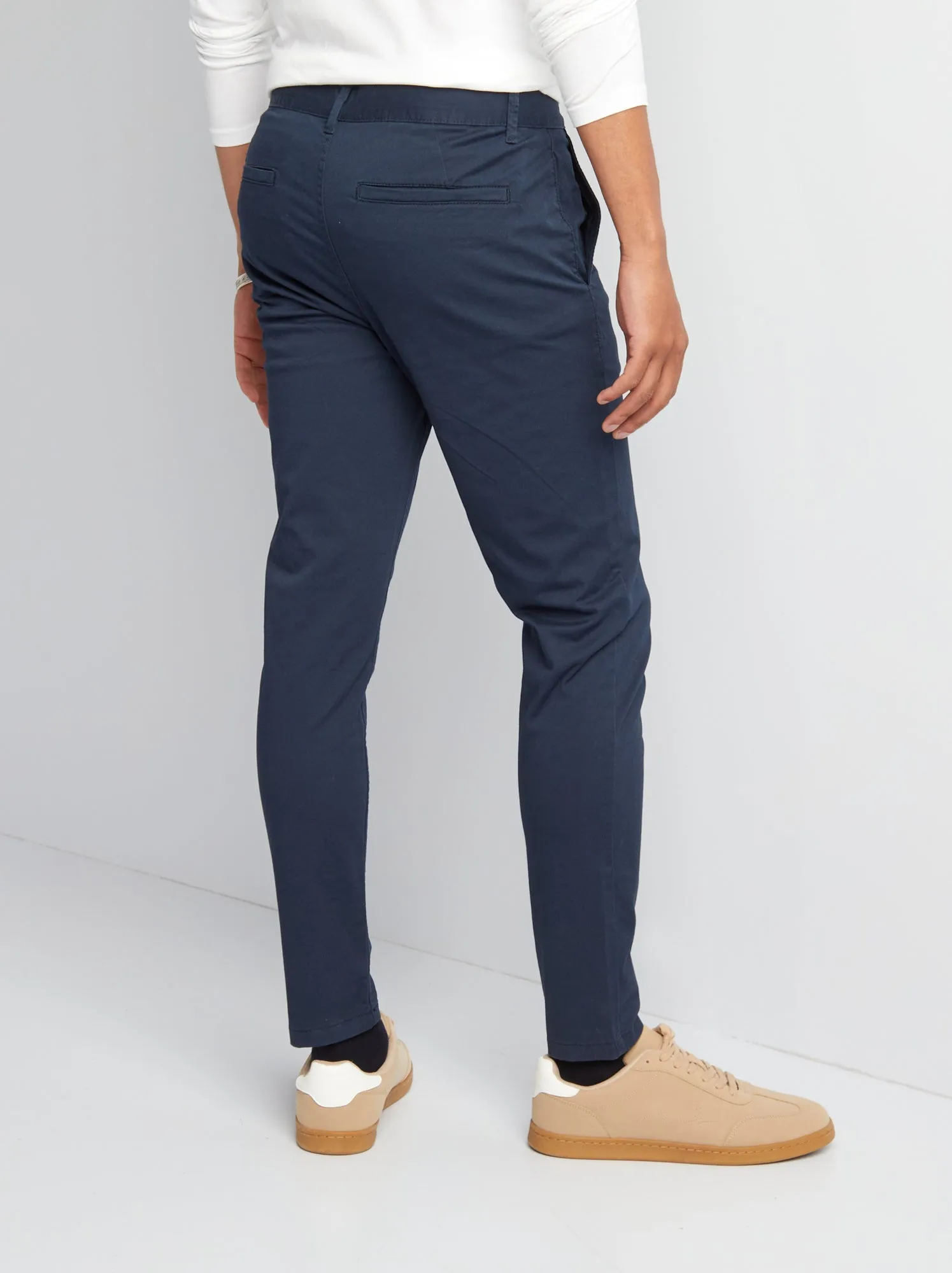 Pantaloni chino slim - L34 - blu