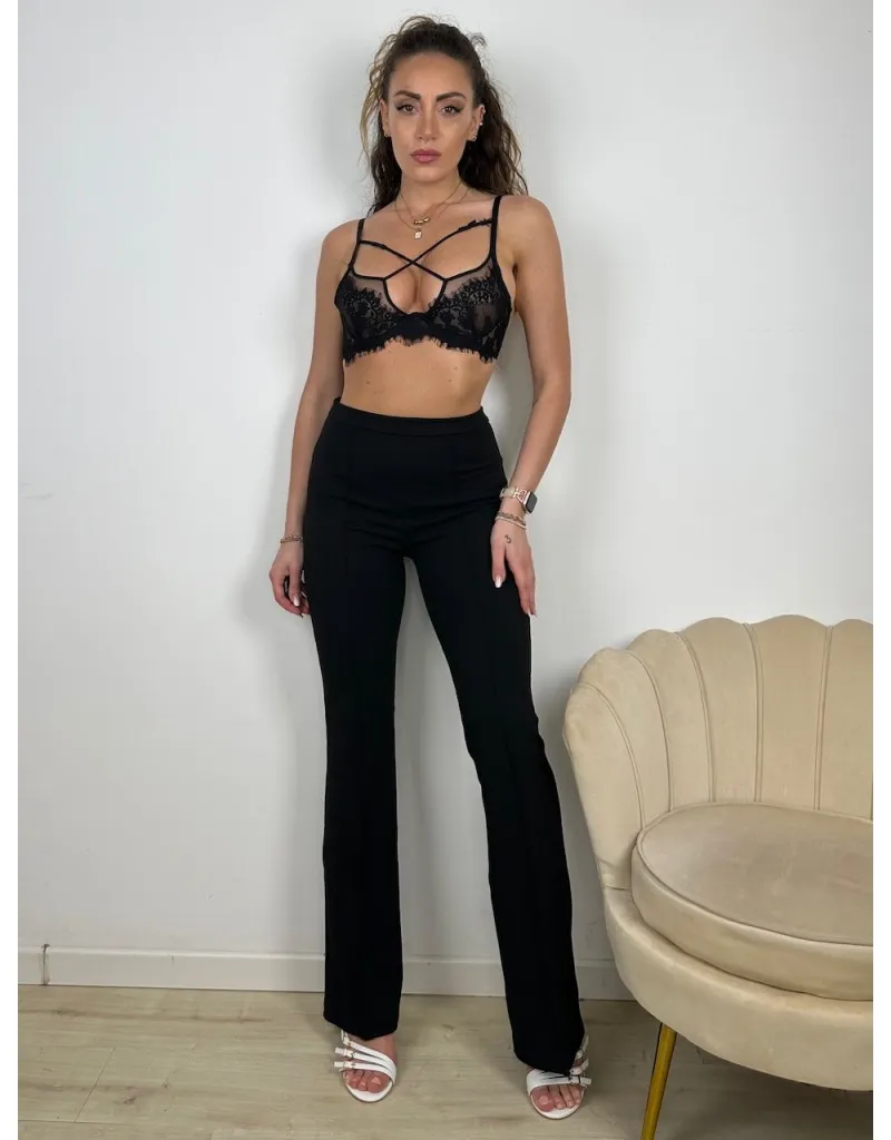 PANTALONI GREISY NERO