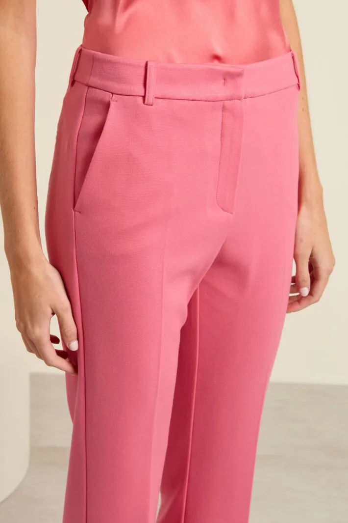 Pantaloni in jersey flare