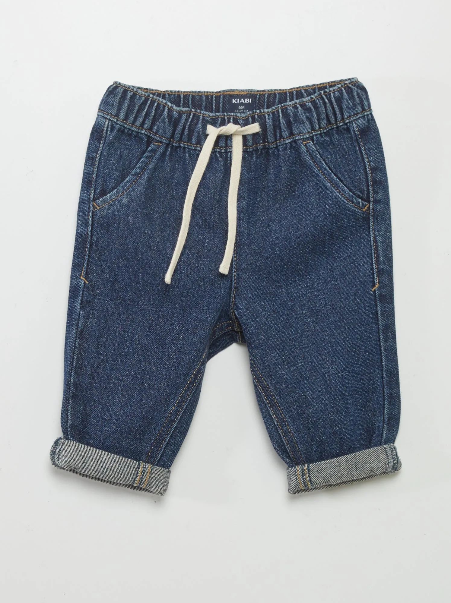 Pantaloni joggers in twill - BLU