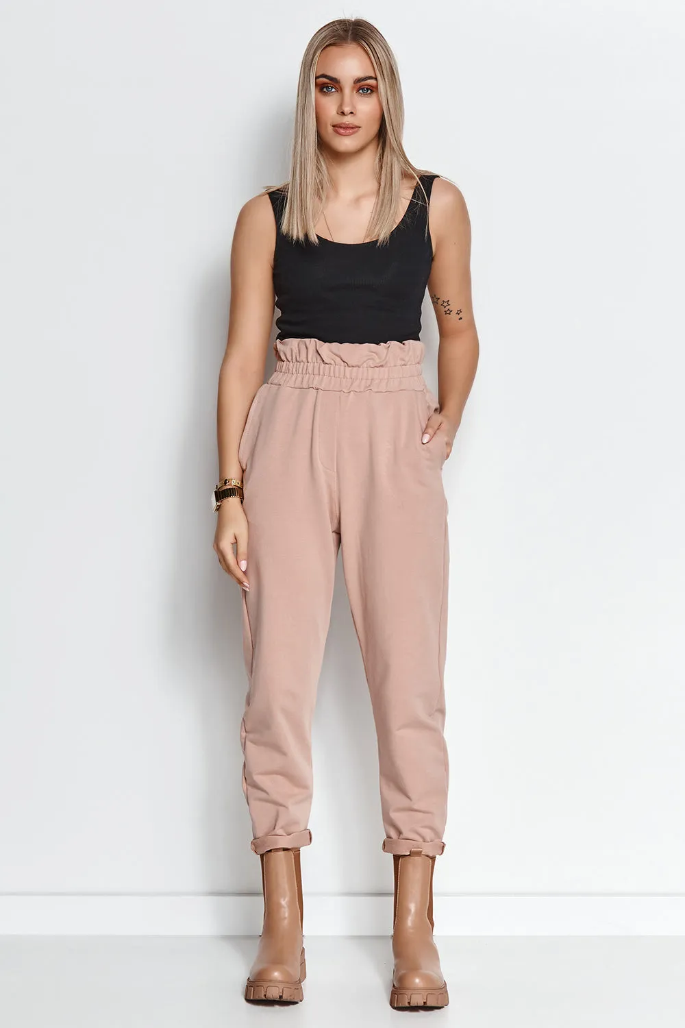 Pantaloni model 152594 Makadamia