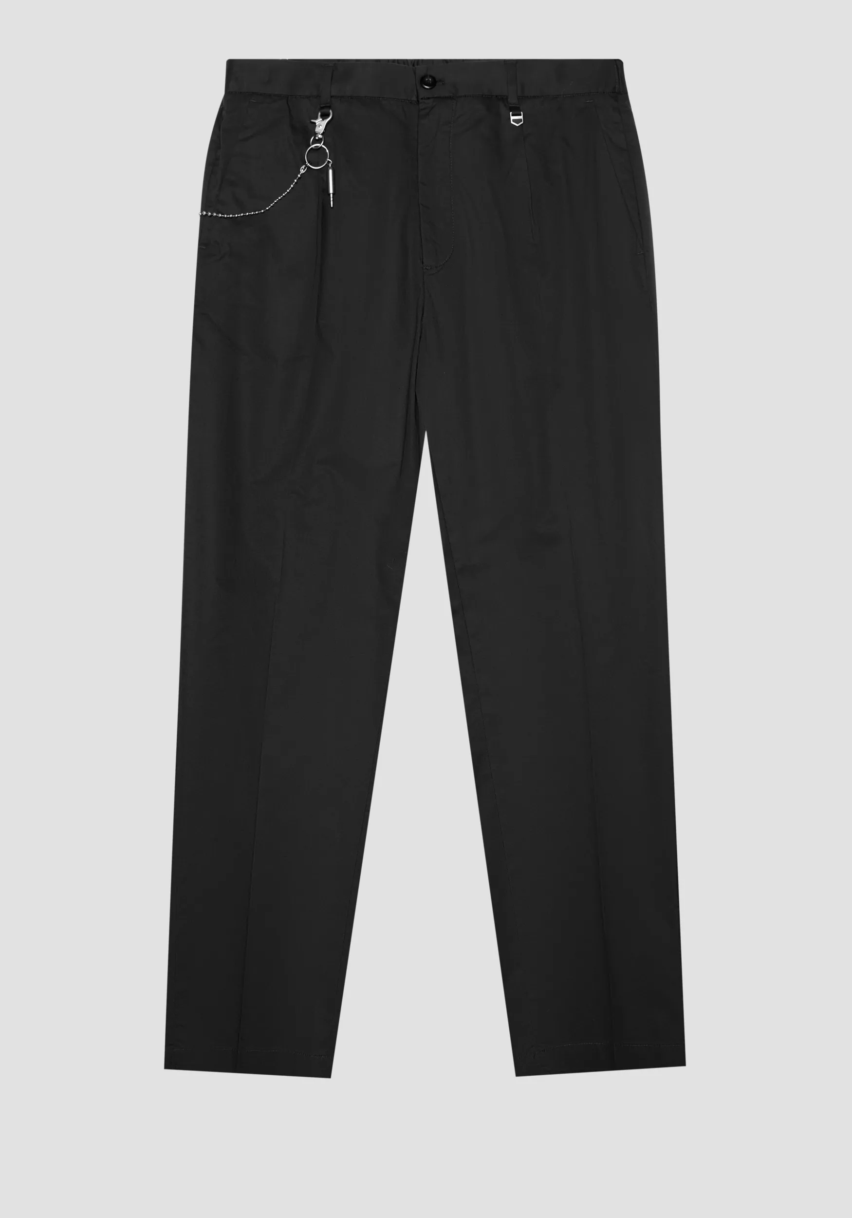PANTALONI REGULAR FIT “ANDREAS” IN TWILL DI COTONE