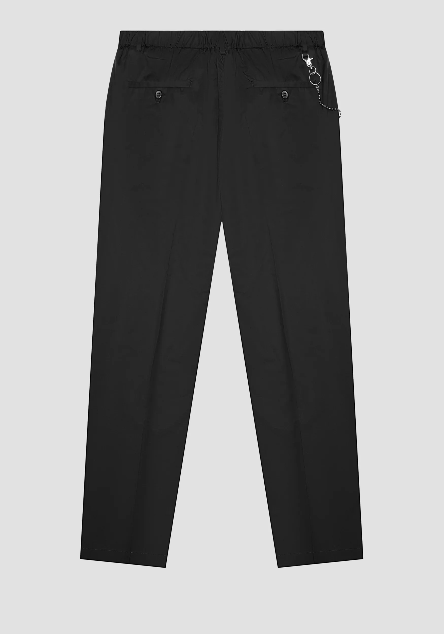 PANTALONI REGULAR FIT “ANDREAS” IN TWILL DI COTONE
