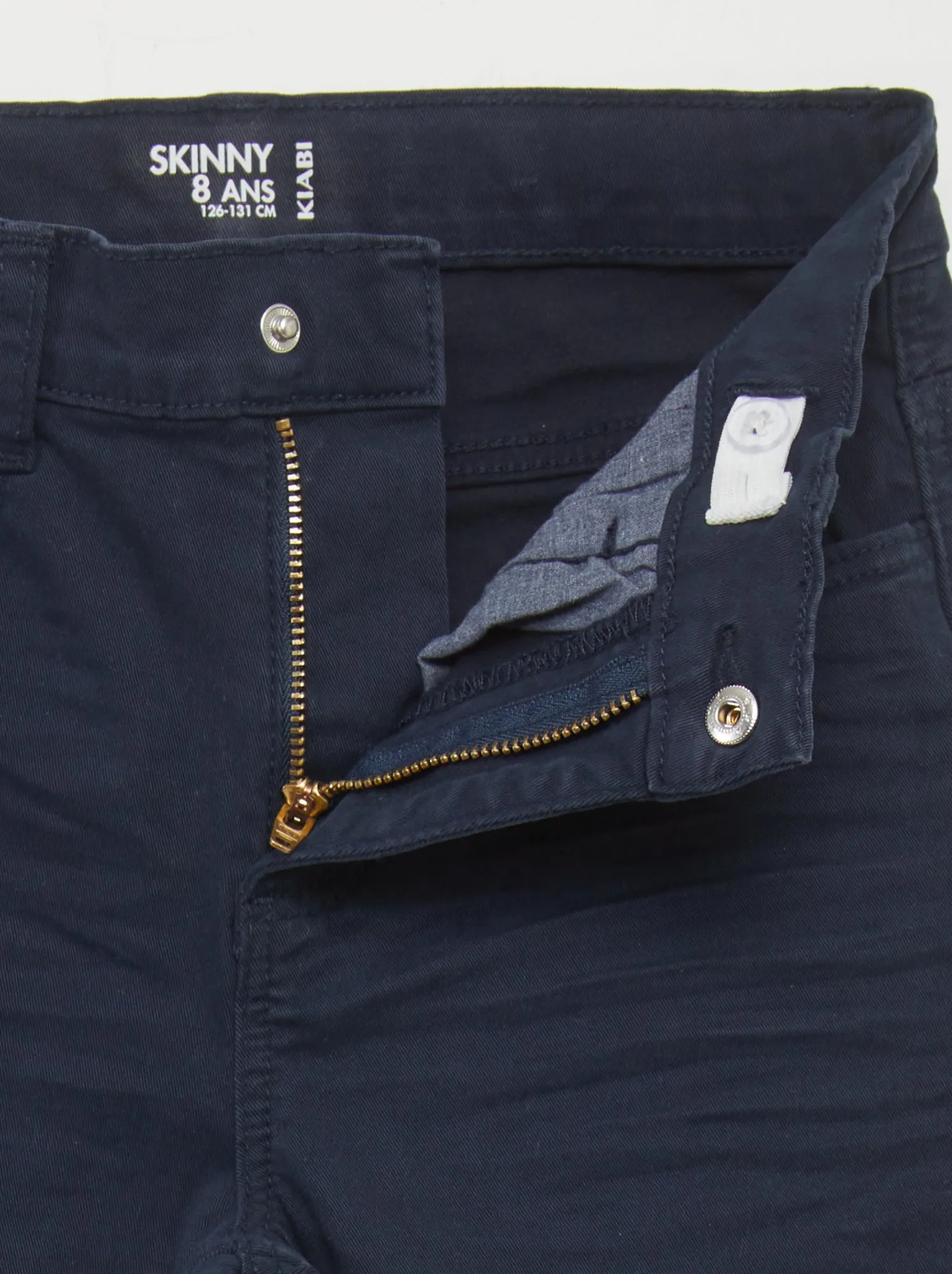 Pantaloni skinny cinque tasche - blu marino